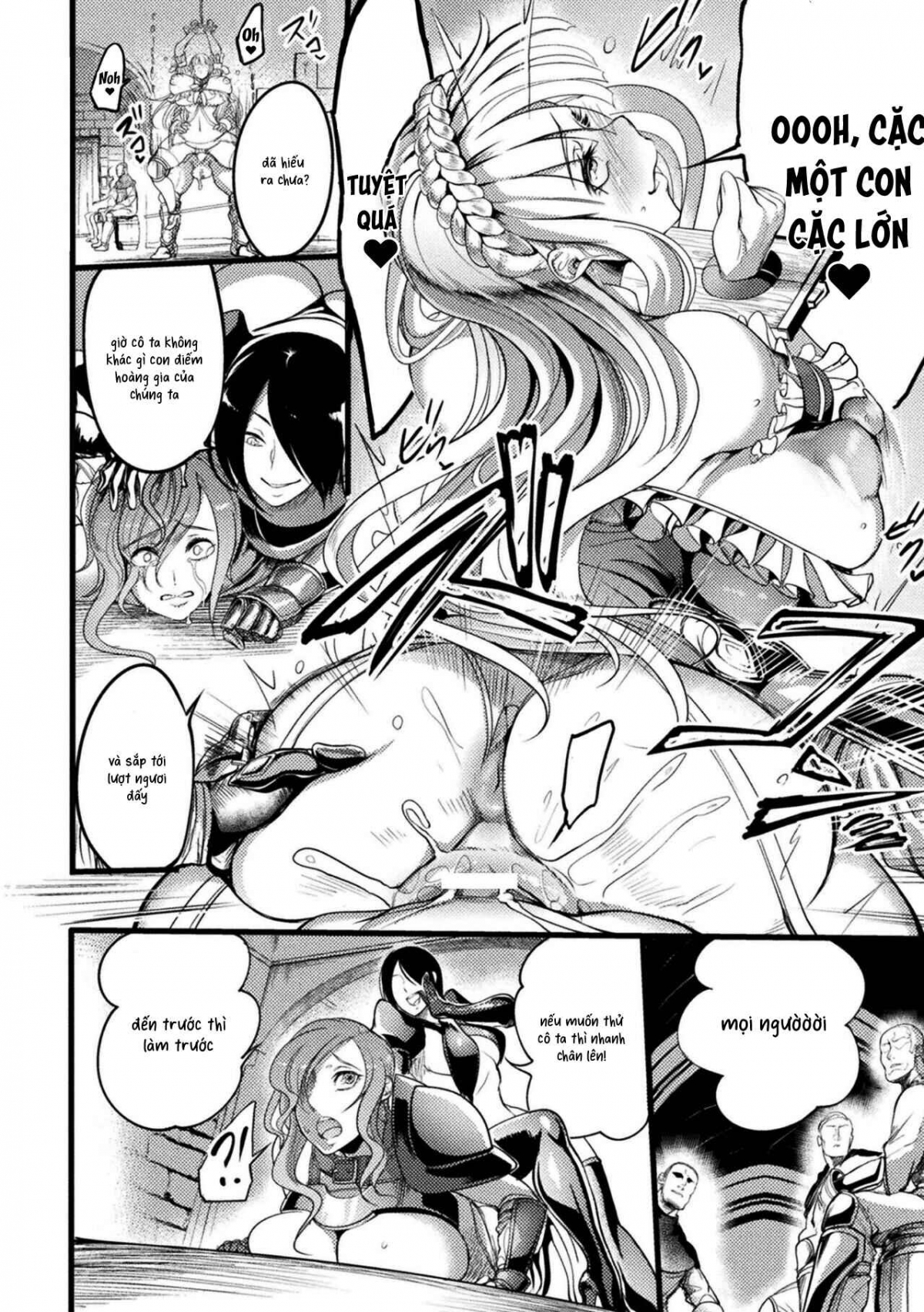 Đọc truyện hentai Teikoku no Nikubenki ~Otosareta Hime to Onna Kishi~ - Oneshot.