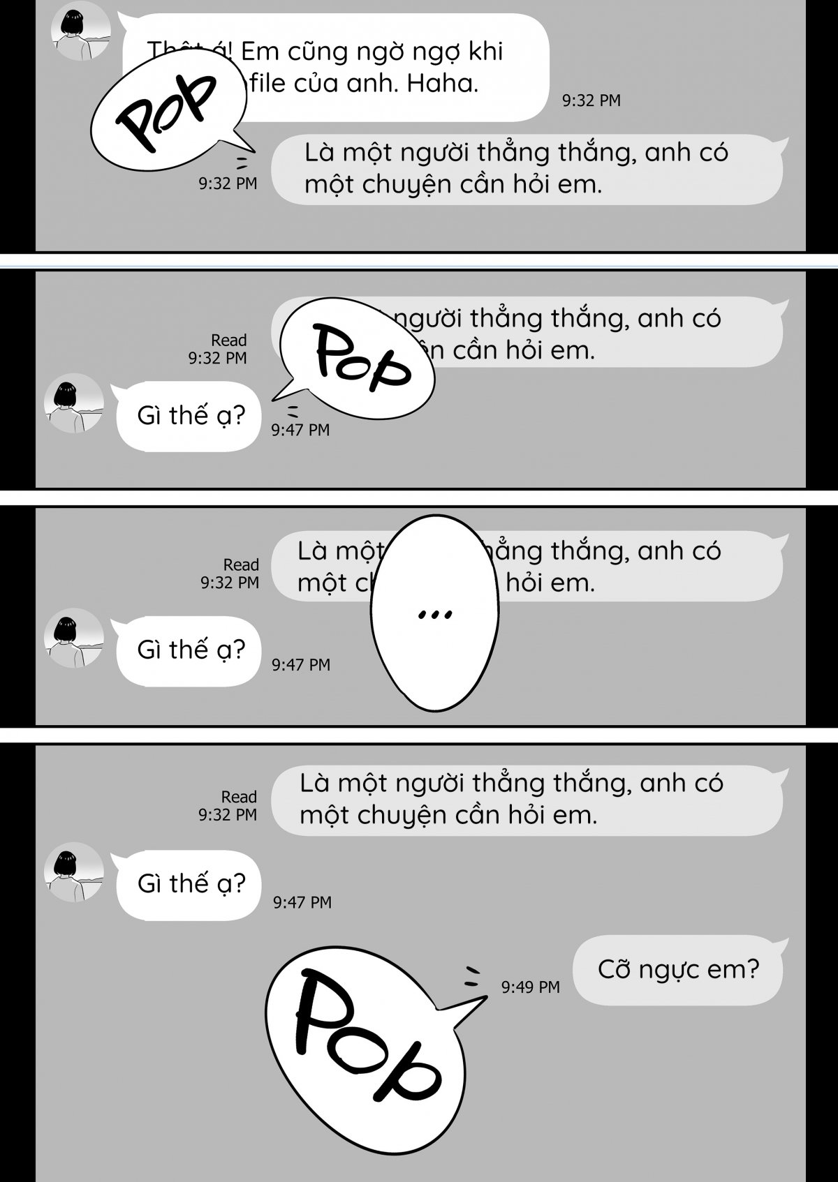 Đọc truyện hentai Lướt Tinder, Tôi chịch luôn vợ người ta. Oneshot [Không che]