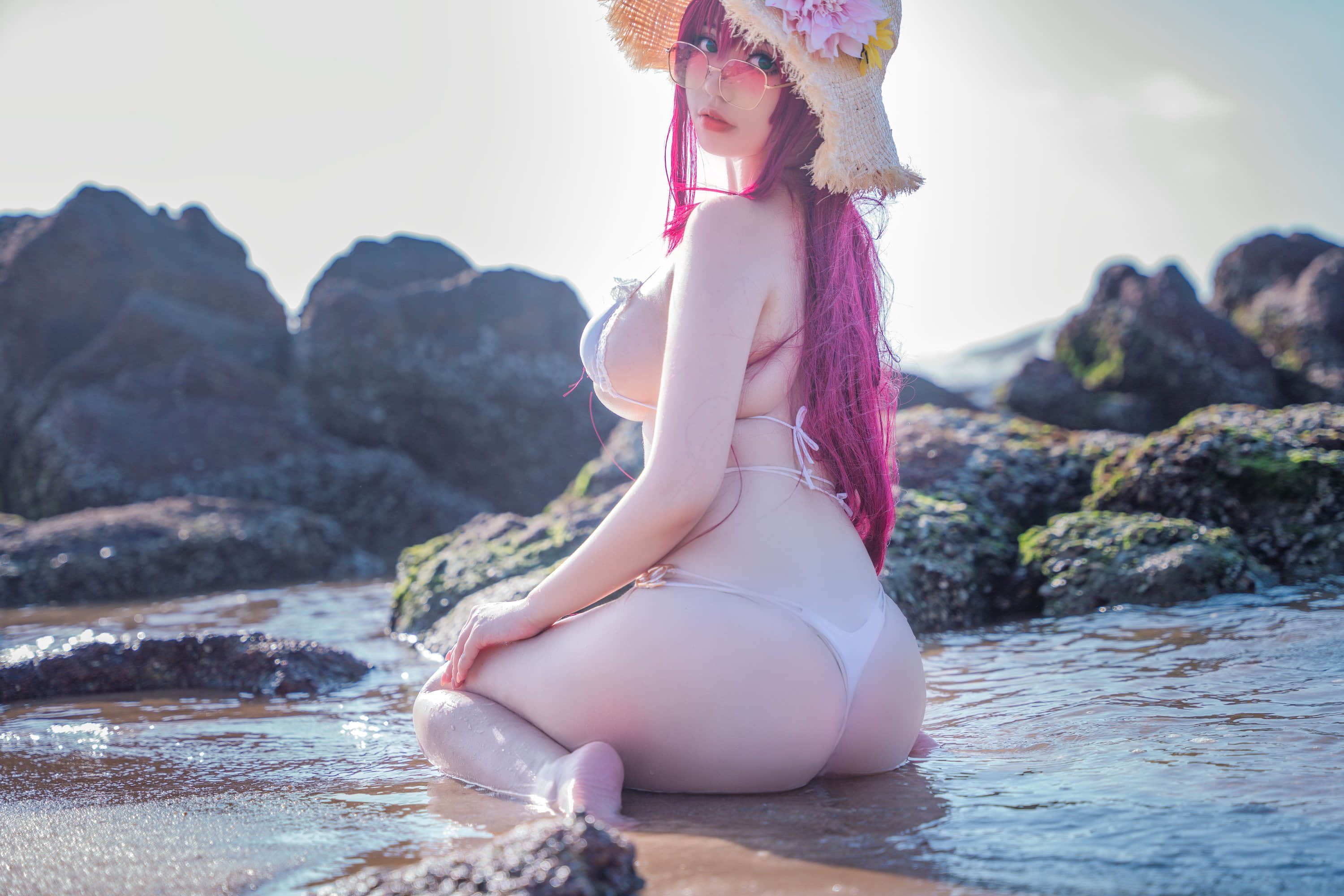 Đọc truyện hentai Tuyển tập Albums siêu phẩm Cosplay - Chap 809 - Ah Ri Ri - Surcouf Swimwear