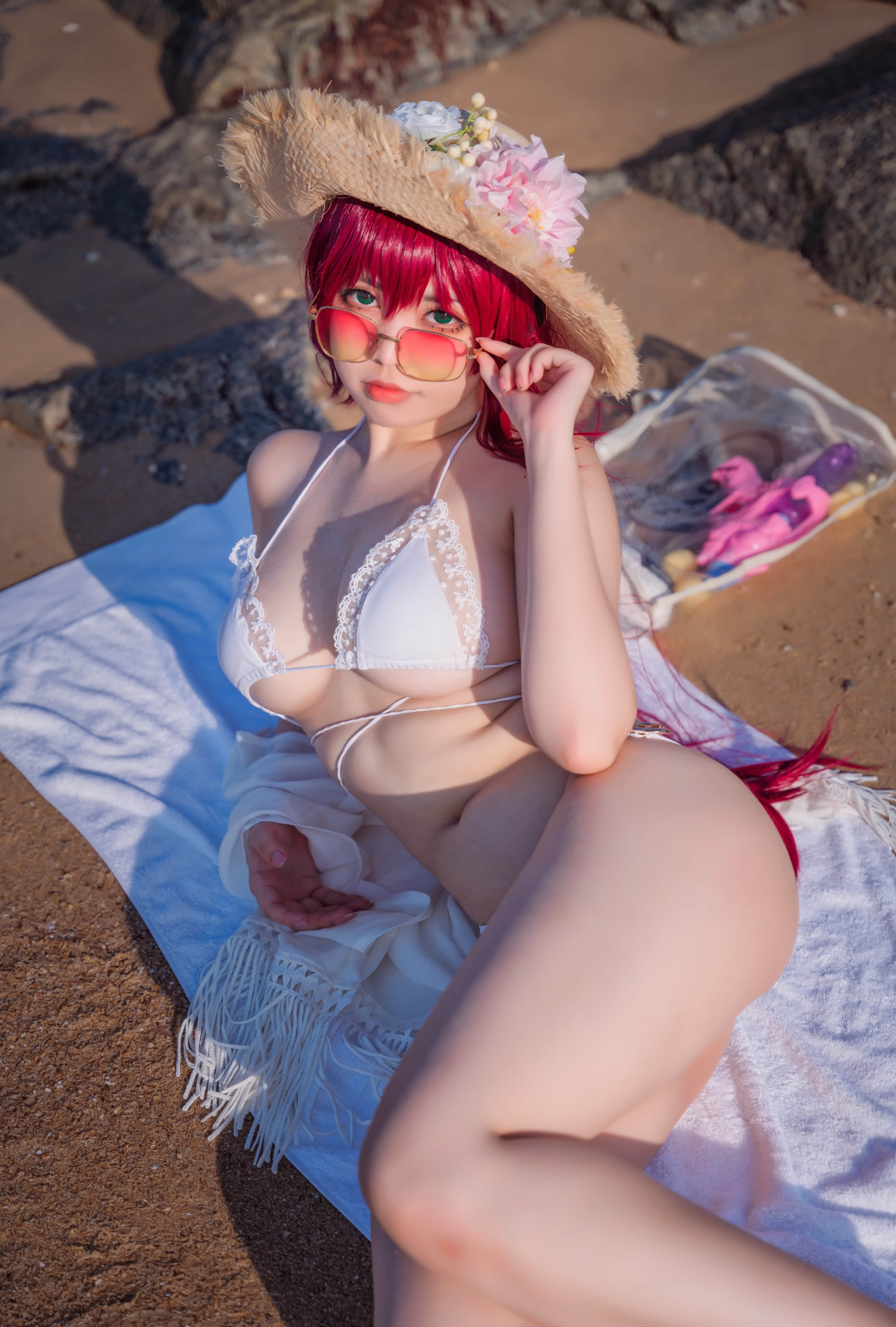 Đọc truyện hentai Tuyển tập Albums siêu phẩm Cosplay - Chap 809 - Ah Ri Ri - Surcouf Swimwear