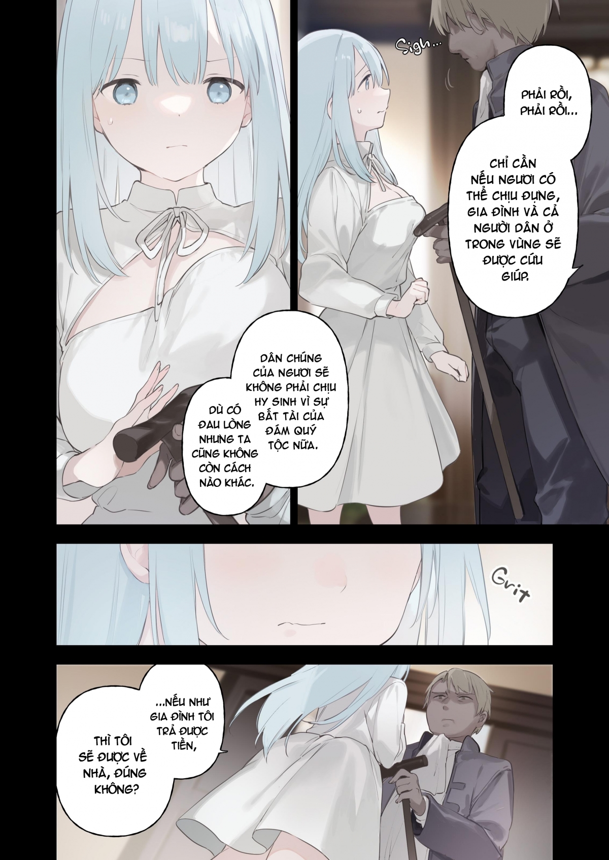 Đọc truyện hentai Sự sa ngã của nàng hầu gái tiểu thư quý tộc - Oneshot