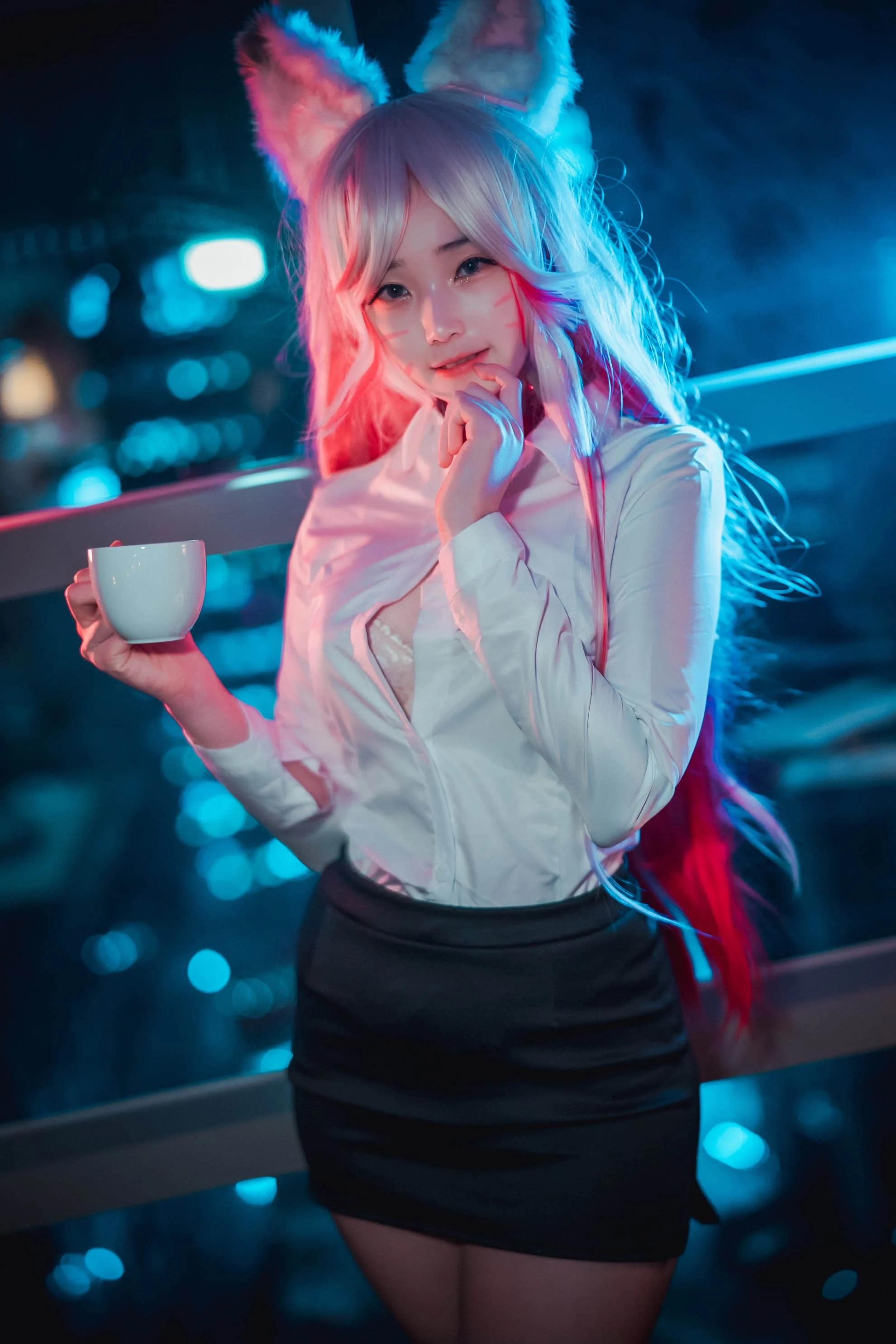 Đọc truyện hentai Tuyển tập Albums siêu phẩm Cosplay - Chap 850 - [DJAWA] Bambi - Kumiho in the Office