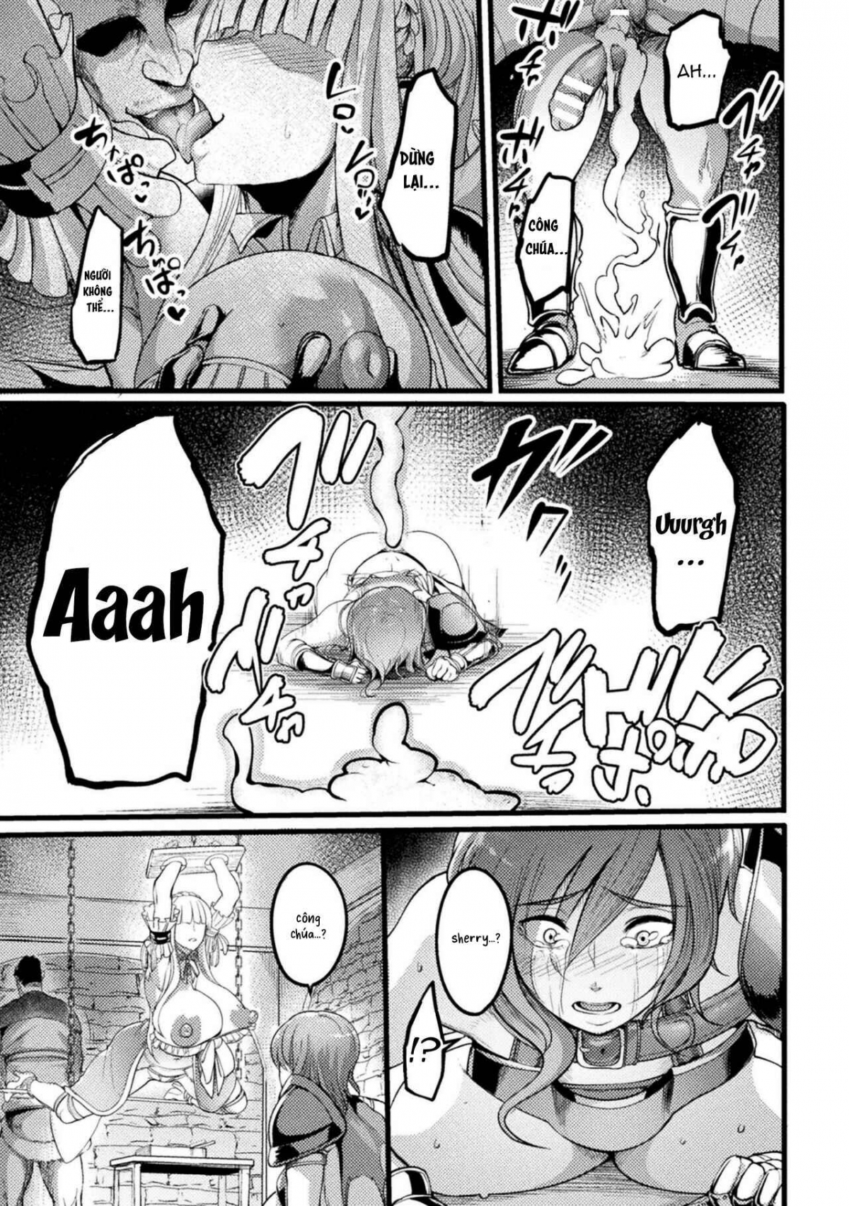 Đọc truyện hentai Teikoku no Nikubenki ~Otosareta Hime to Onna Kishi~ - Oneshot.