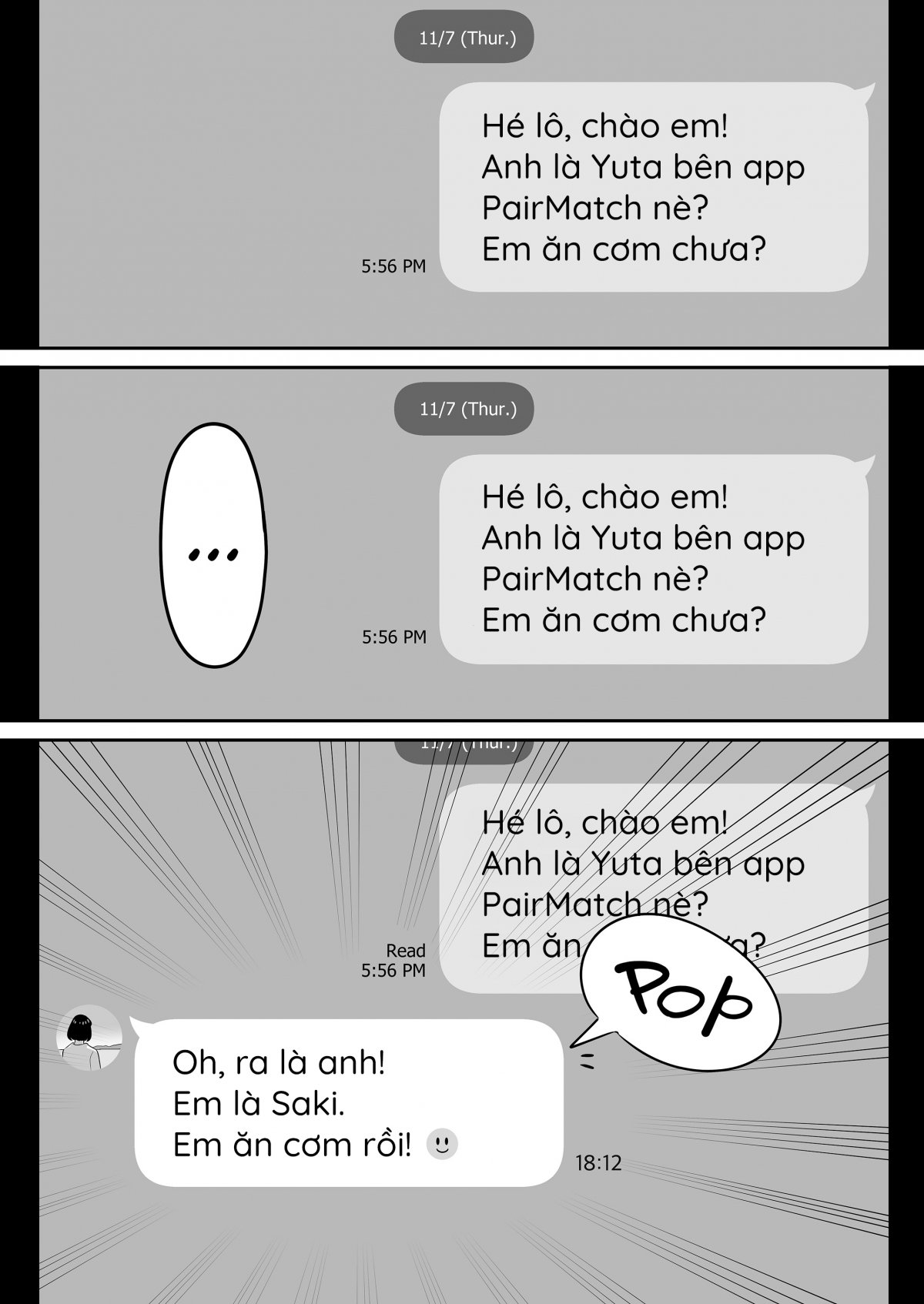 Đọc truyện hentai Lướt Tinder, Tôi chịch luôn vợ người ta. Oneshot [Không che]