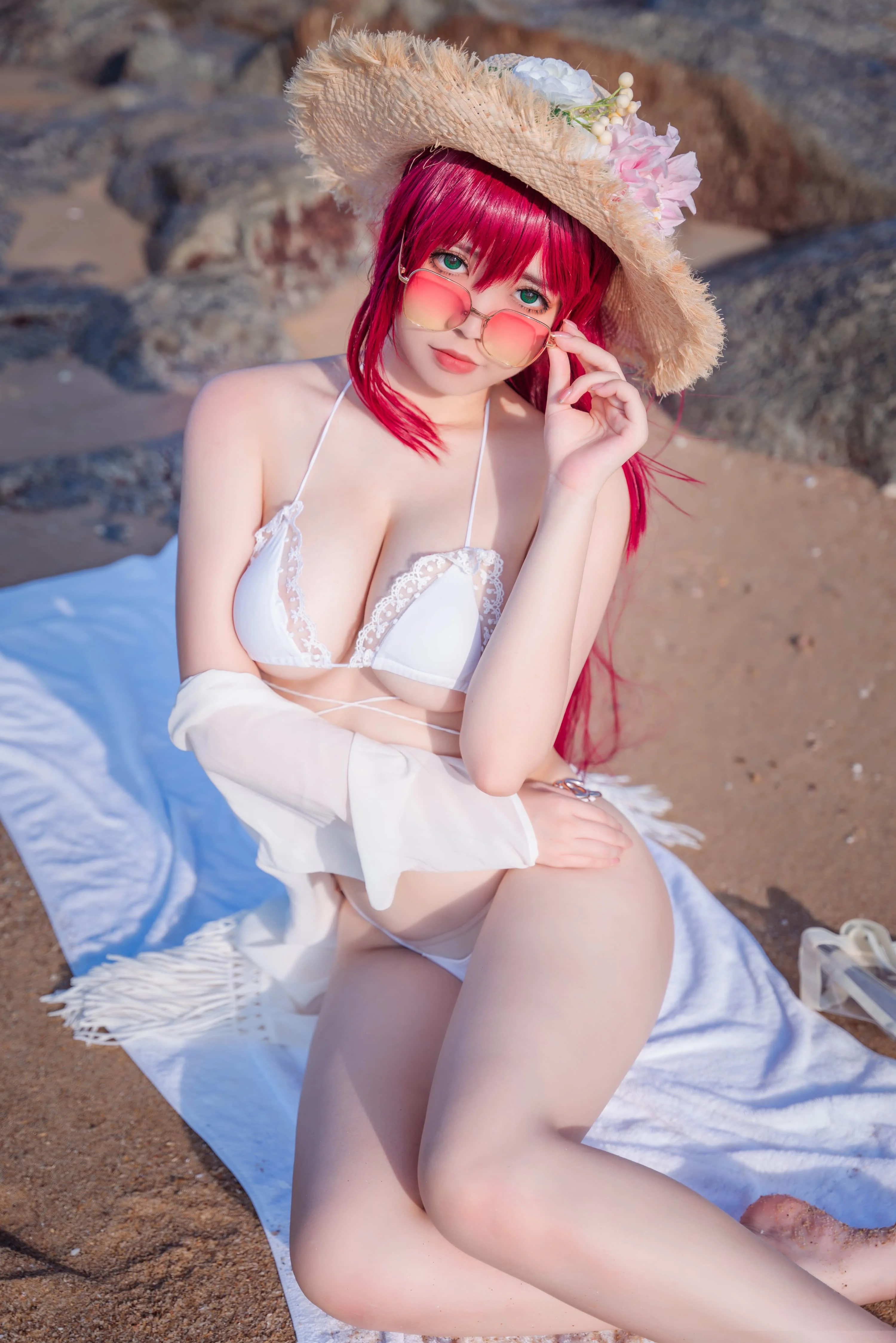 Đọc truyện hentai Tuyển tập Albums siêu phẩm Cosplay - Chap 809 - Ah Ri Ri - Surcouf Swimwear