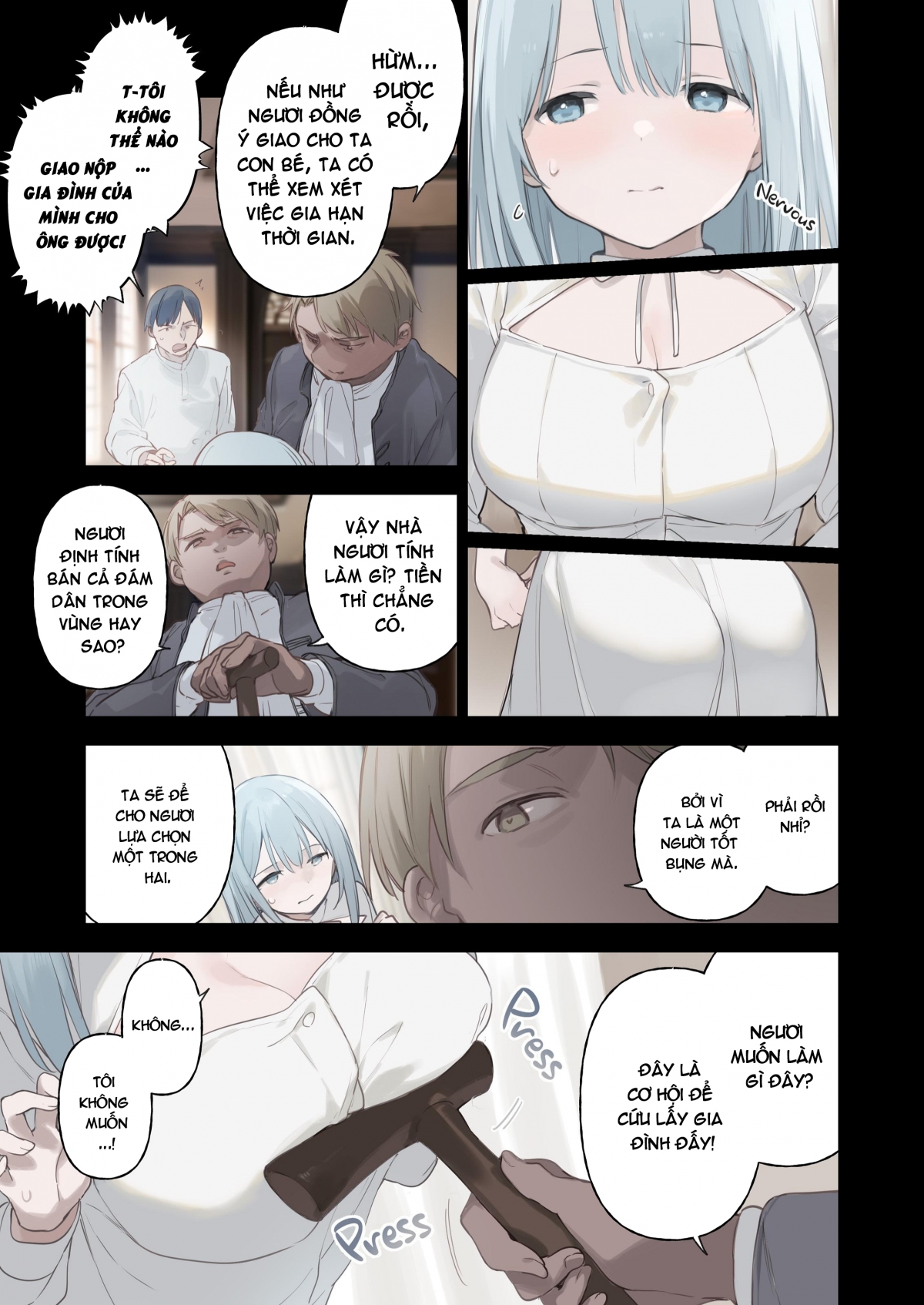 Đọc truyện hentai Sự sa ngã của nàng hầu gái tiểu thư quý tộc - Oneshot