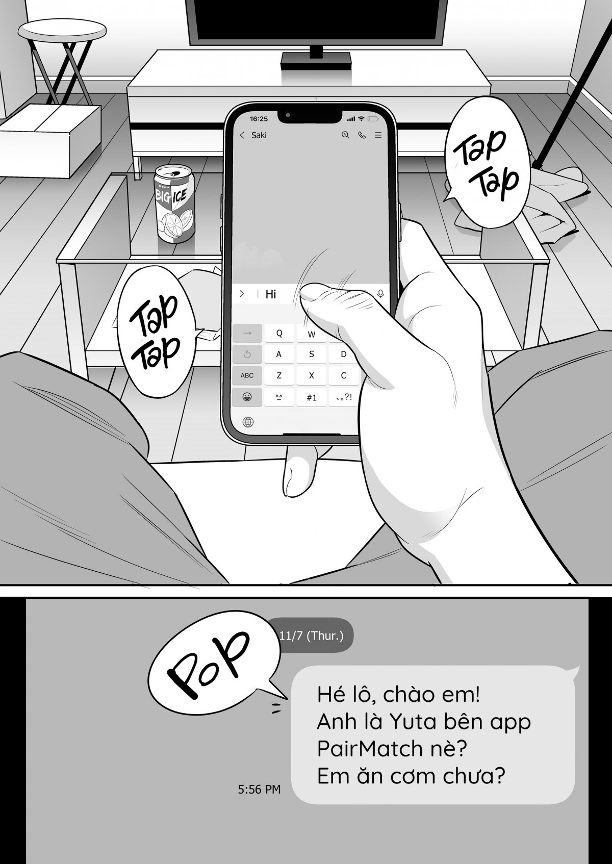 Đọc truyện hentai Lướt Tinder, Tôi chịch luôn vợ người ta. Oneshot [Không che]