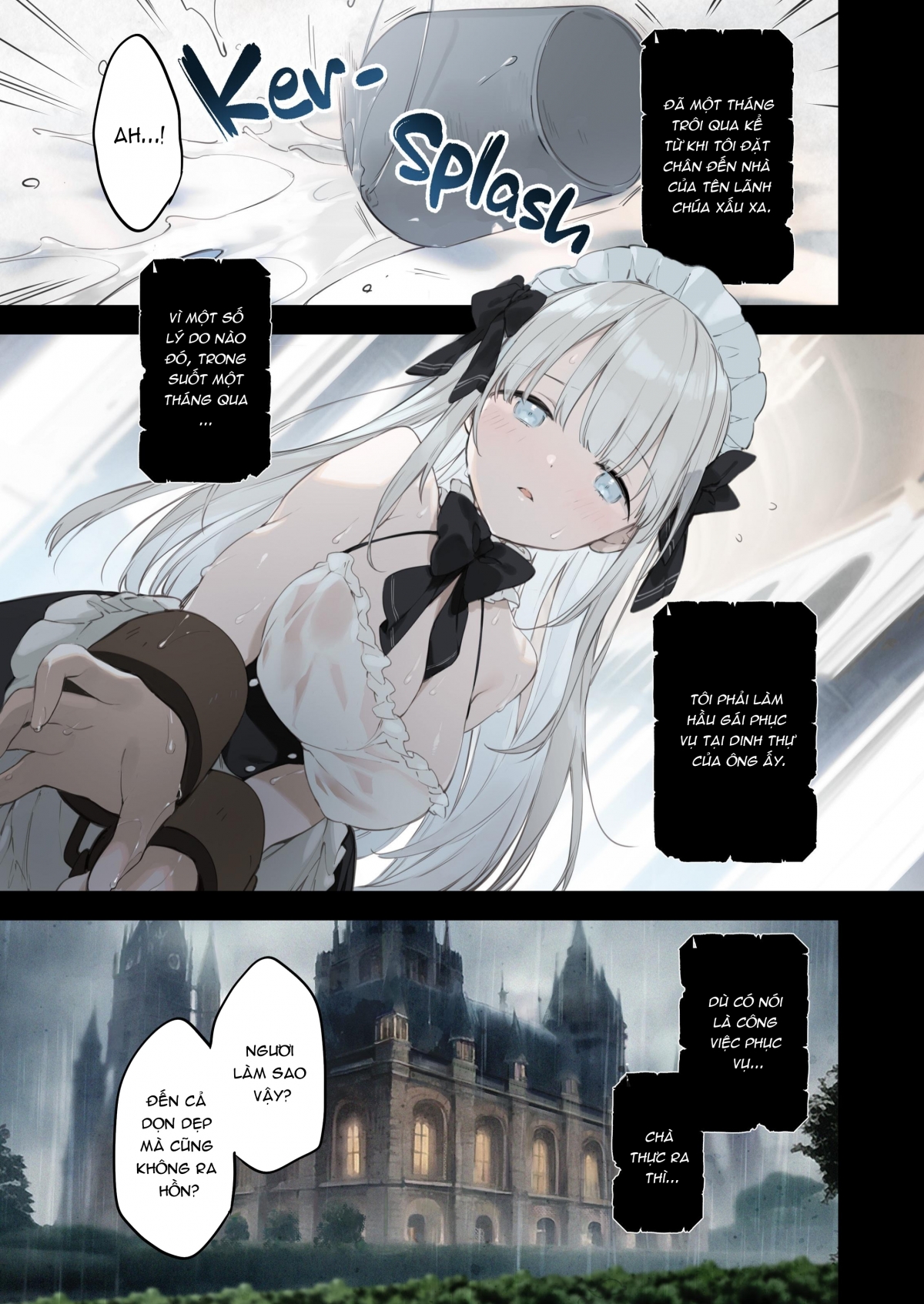 Đọc truyện hentai Sự sa ngã của nàng hầu gái tiểu thư quý tộc - Oneshot