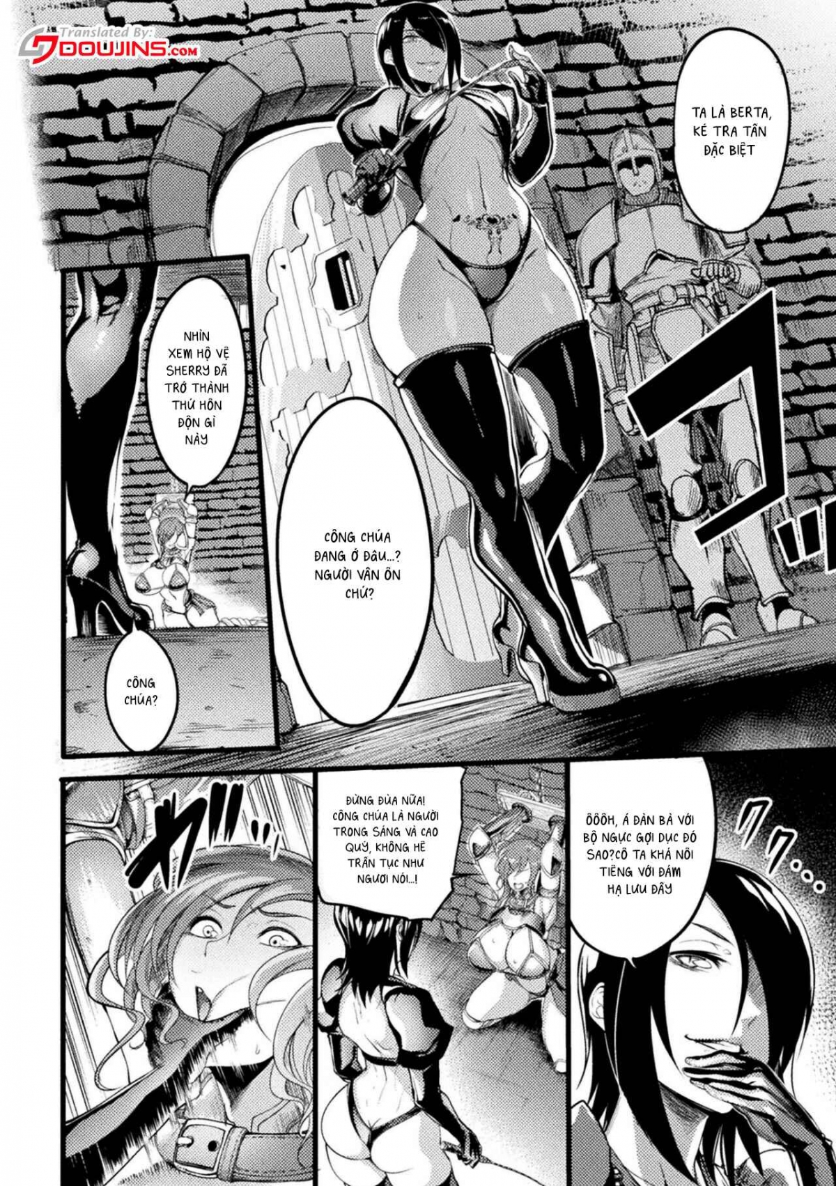Đọc truyện hentai Teikoku no Nikubenki ~Otosareta Hime to Onna Kishi~ - Oneshot.