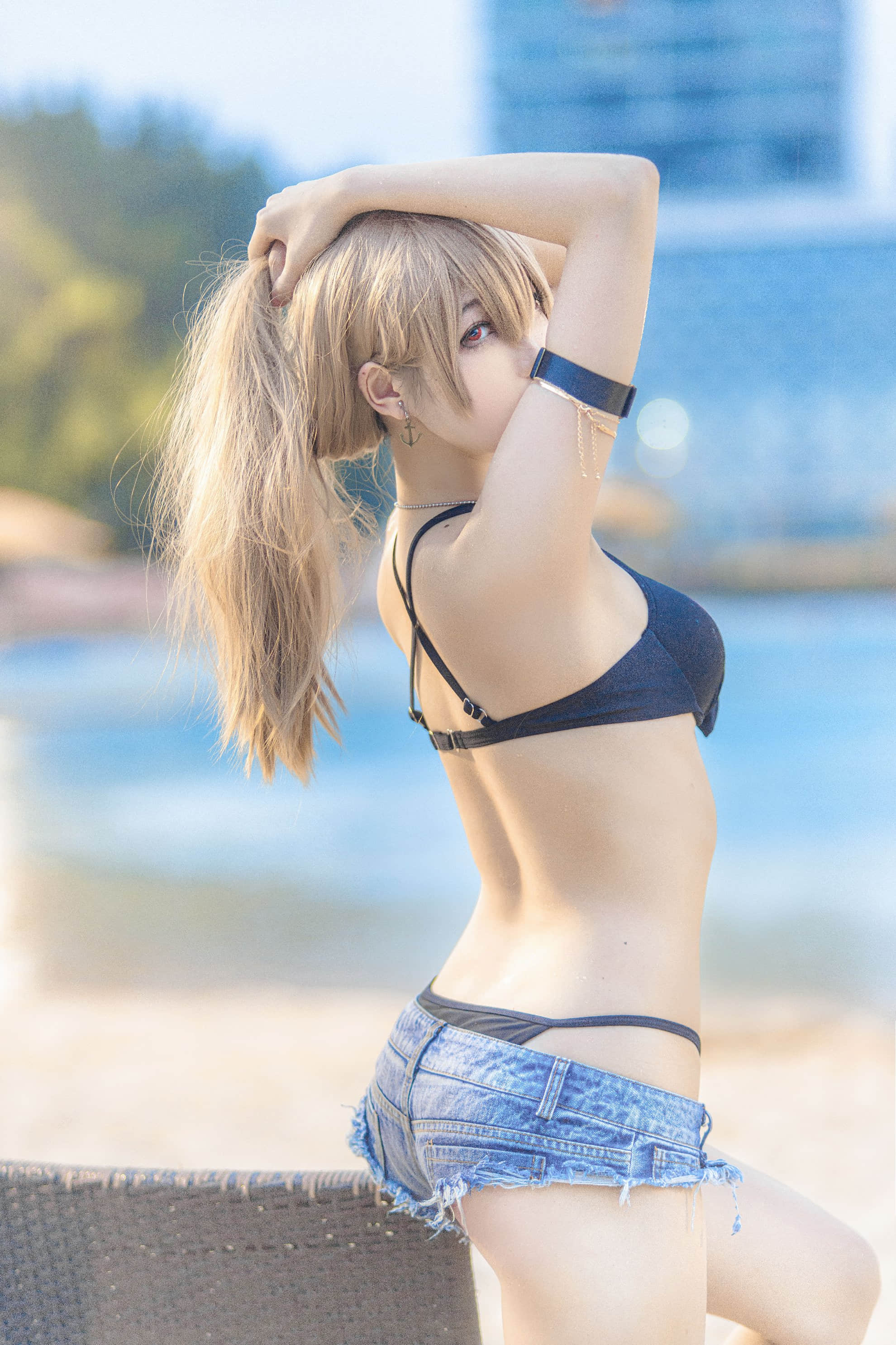 Đọc truyện hentai Tuyển tập Albums siêu phẩm Cosplay - Chap 857 - [Zhou Ji is a cute bunny] Jean Bart swimsuit (Azur Lane)