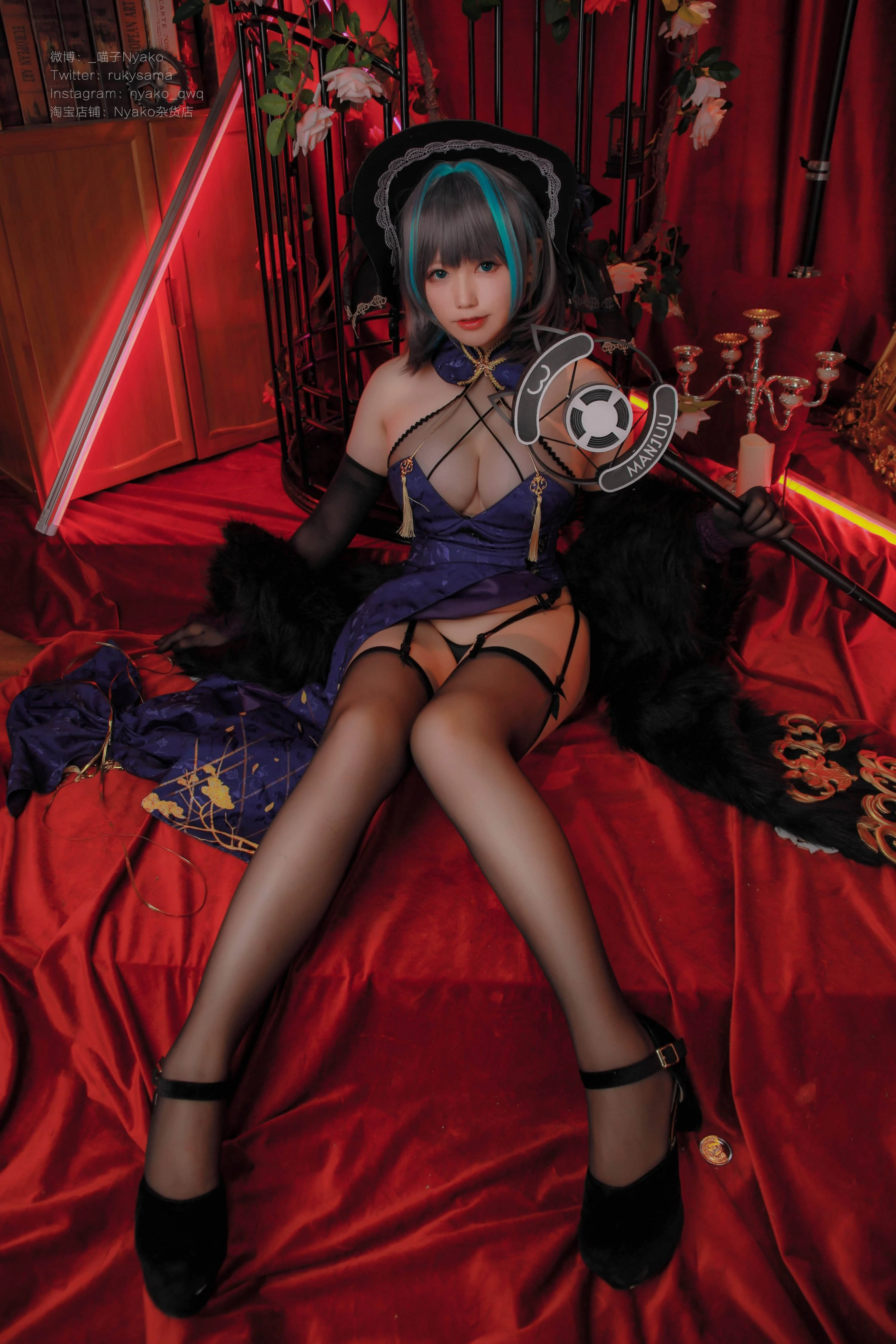 Đọc truyện hentai Tuyển tập Albums siêu phẩm Cosplay - Chap 808 - Nyako - Cheshire Cheongsam