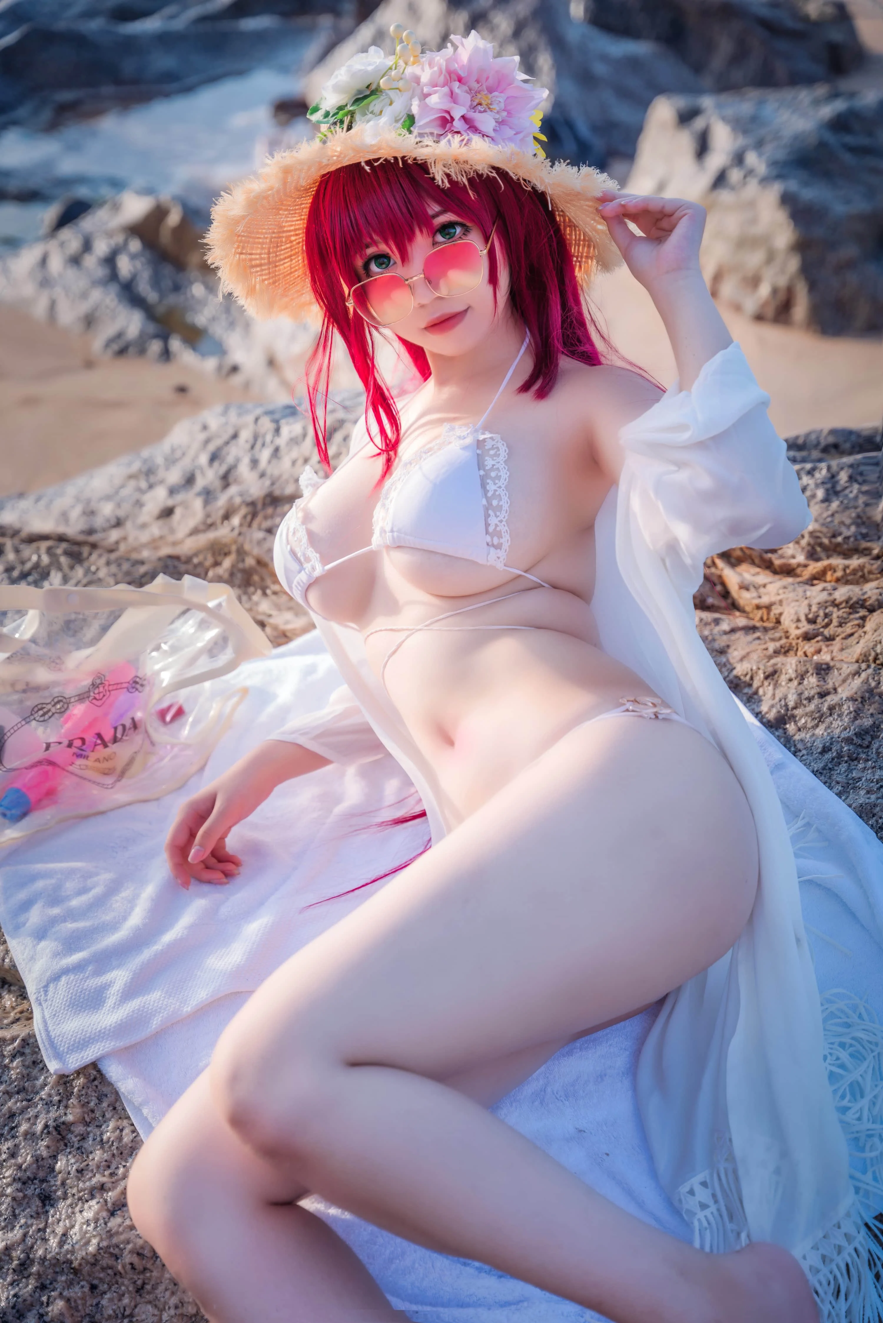 Đọc truyện hentai Tuyển tập Albums siêu phẩm Cosplay - Chap 809 - Ah Ri Ri - Surcouf Swimwear