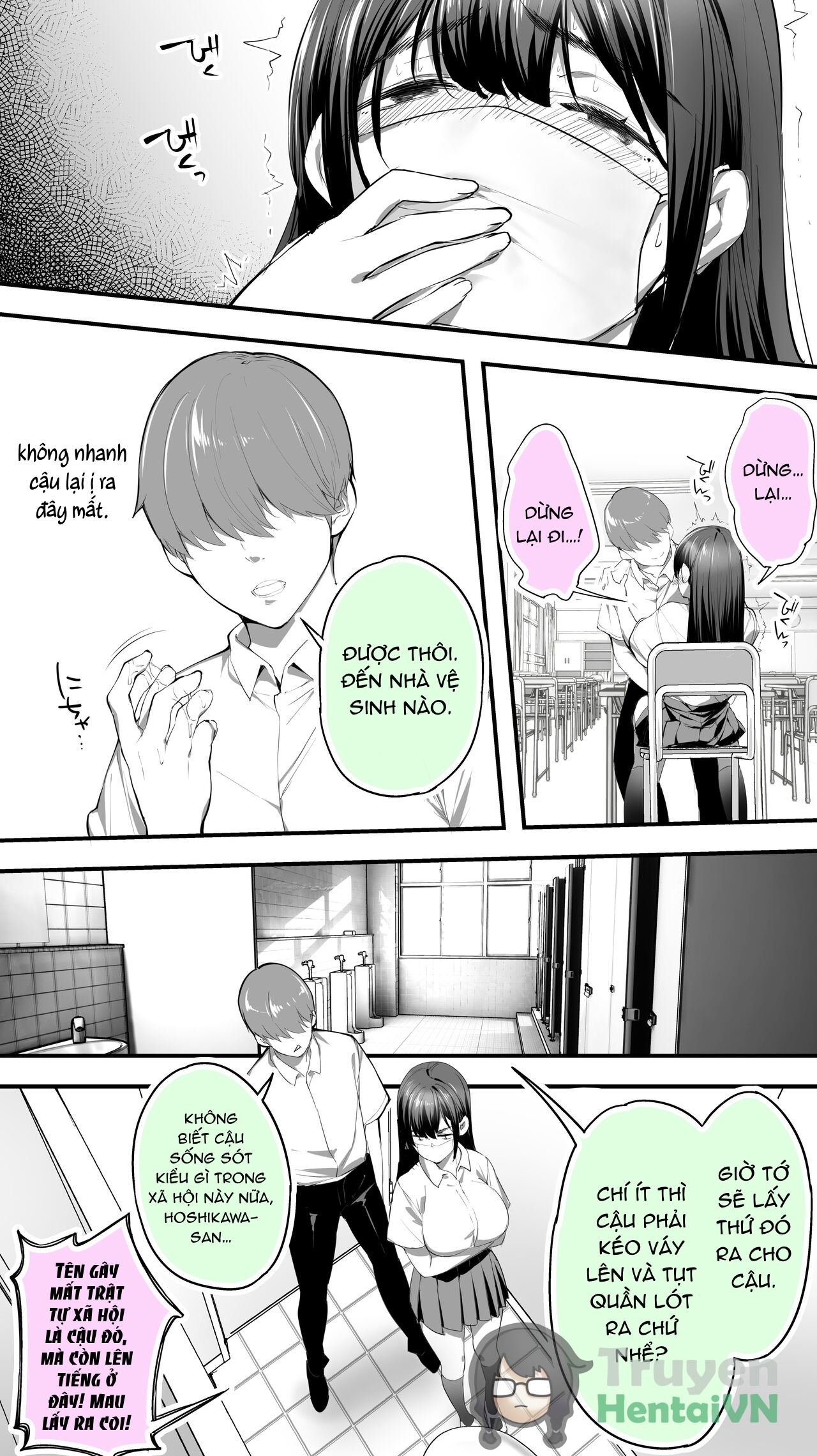 Đọc truyện hentai Okoranaide Hoshikawa-san 2 - Oneshot