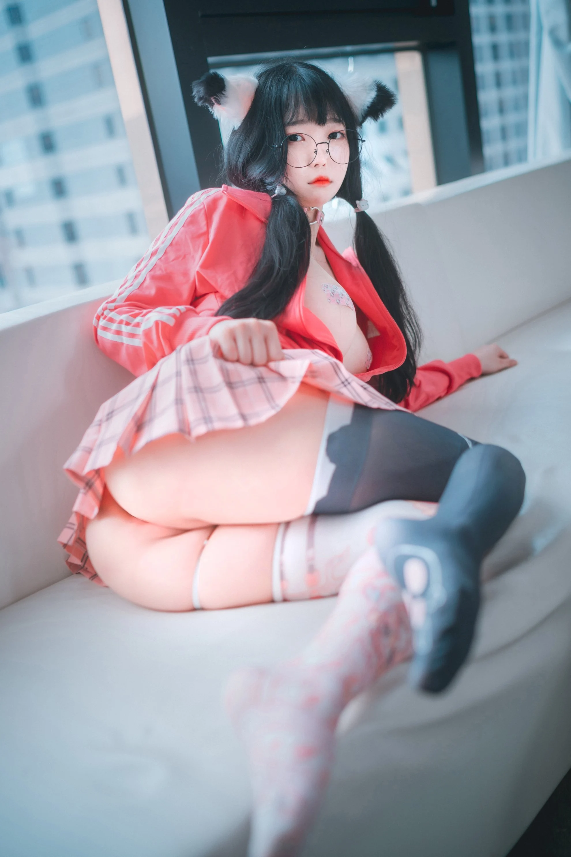 Đọc truyện hentai Tuyển tập Albums siêu phẩm Cosplay - Chap 901 - [DJAWA] Aram - Hot Pink Jersey!