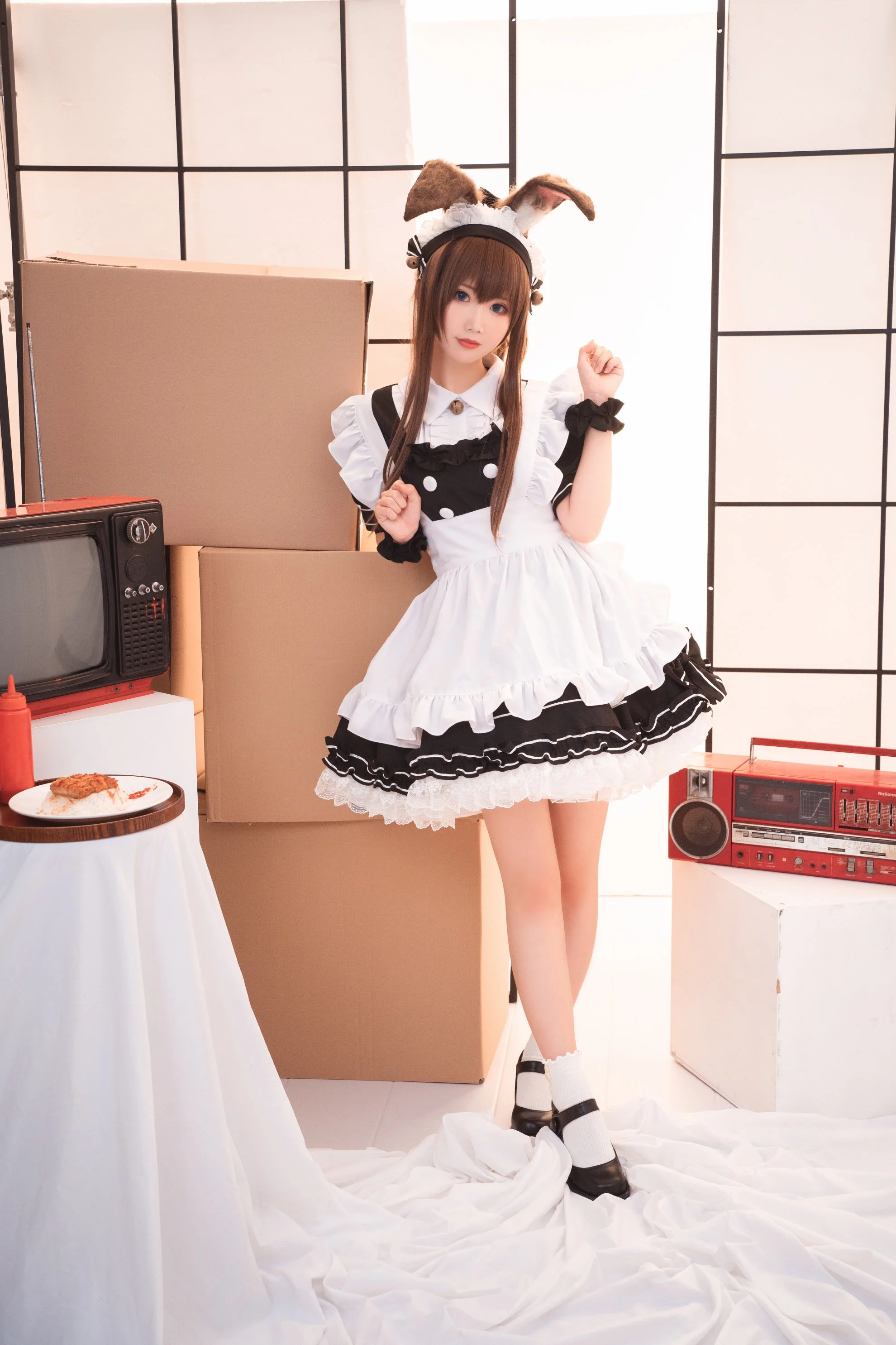 Đọc truyện hentai Tuyển tập Albums siêu phẩm Cosplay - Chap 879 - Noodle Fairy Ami Donkey Maid