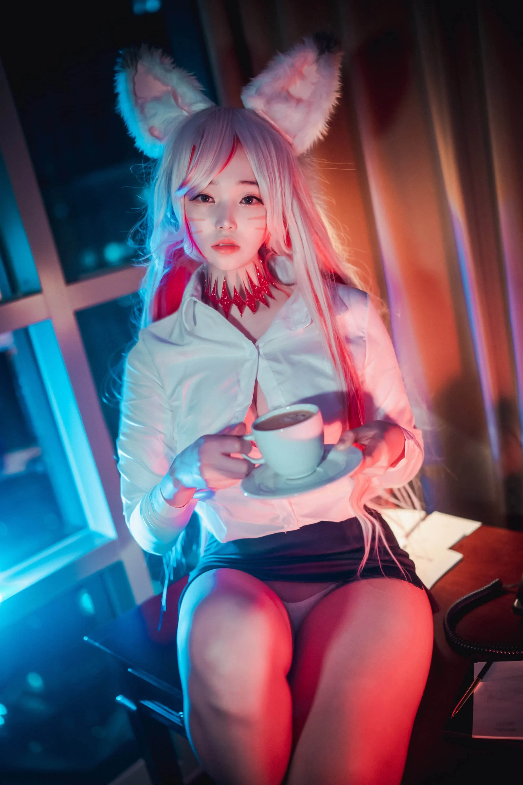 Đọc truyện hentai Tuyển tập Albums siêu phẩm Cosplay - Chap 850 - [DJAWA] Bambi - Kumiho in the Office