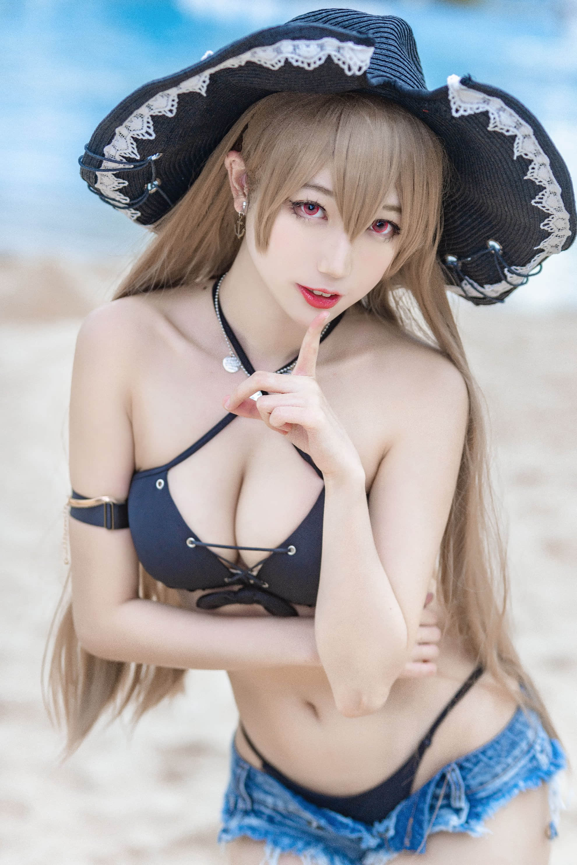 Đọc truyện hentai Tuyển tập Albums siêu phẩm Cosplay - Chap 857 - [Zhou Ji is a cute bunny] Jean Bart swimsuit (Azur Lane)