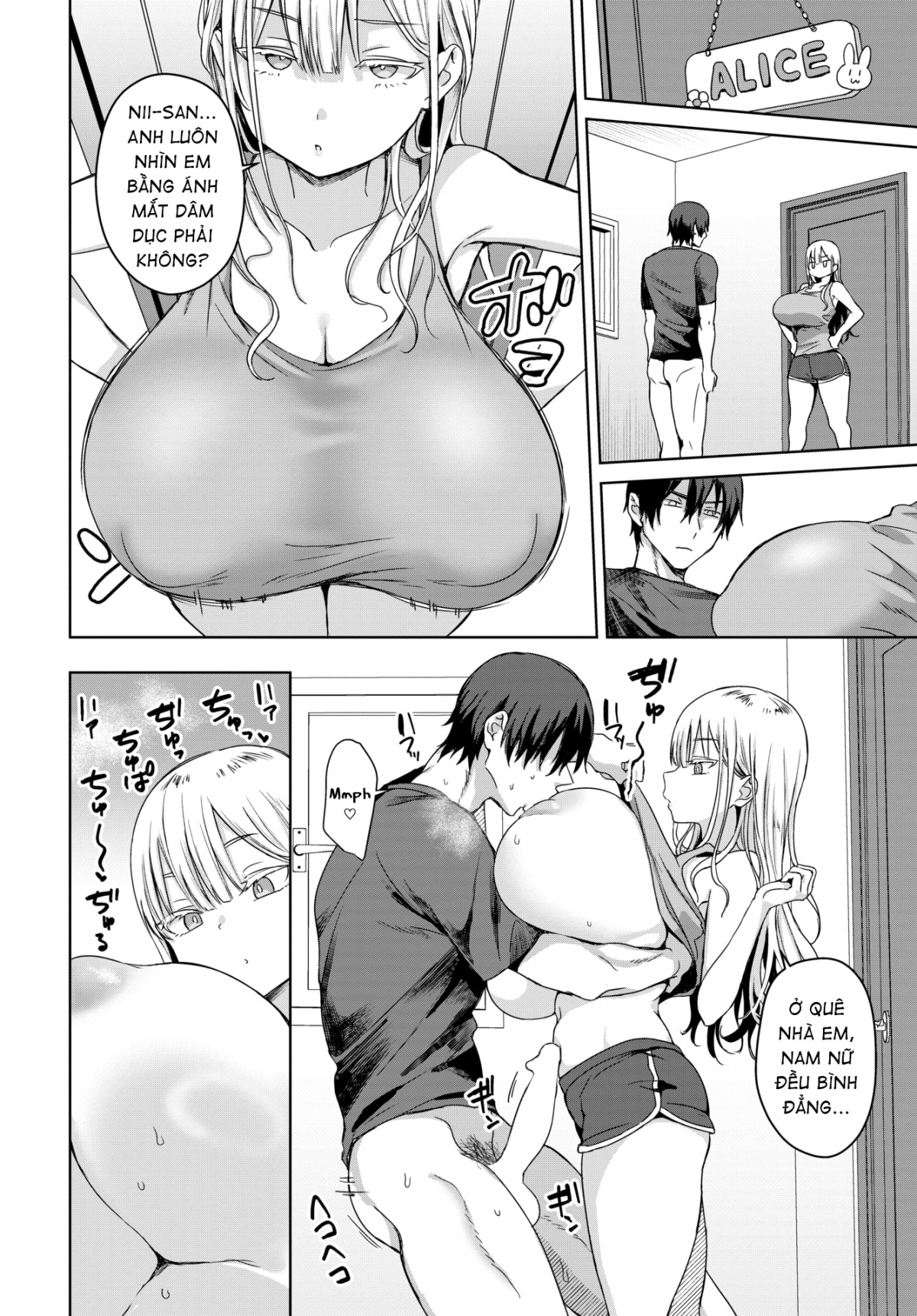 Đọc truyện hentai Sống cùng cô em kế zú bự Oneshot