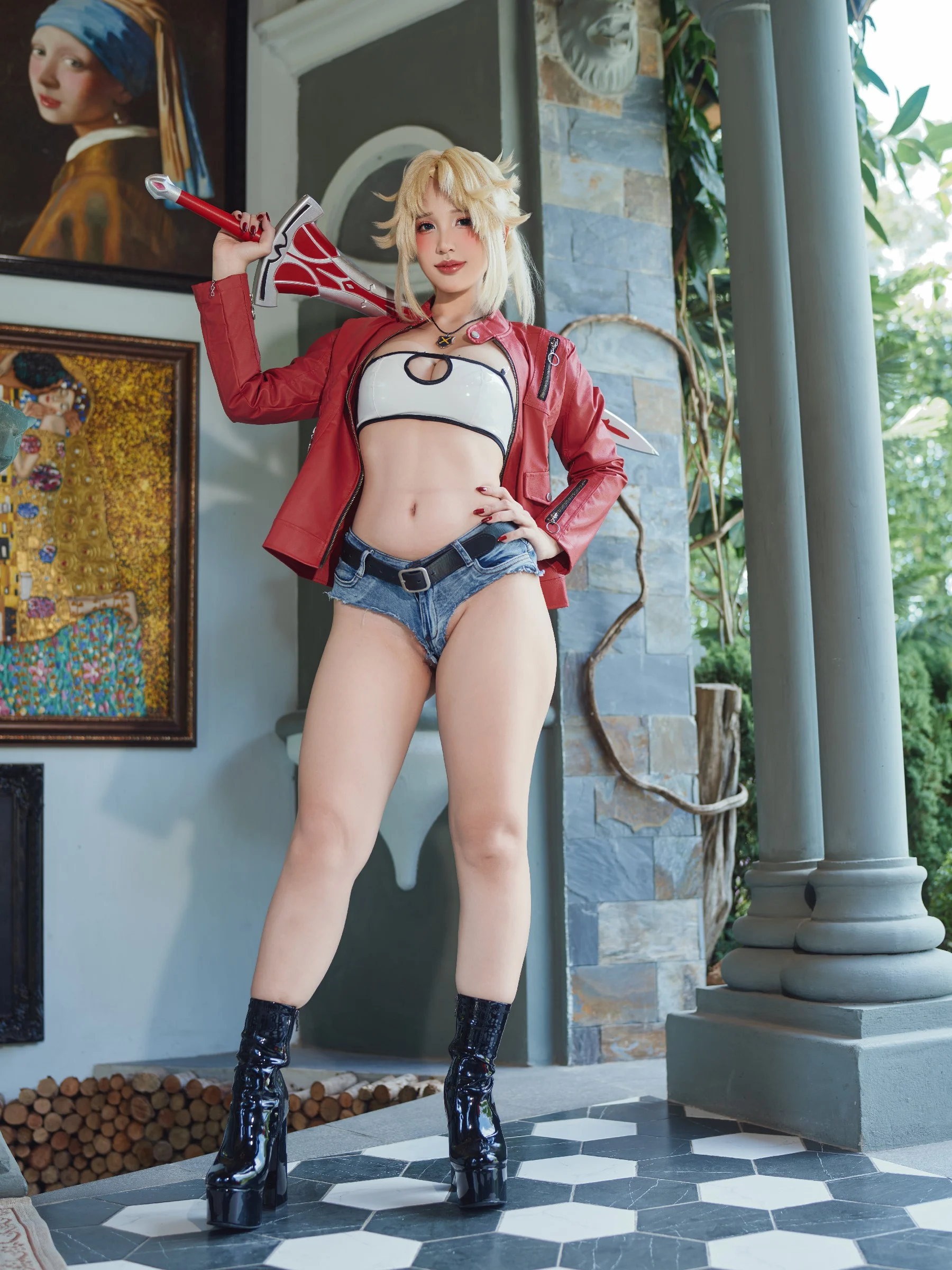 Đọc truyện hentai Tuyển tập Albums siêu phẩm Cosplay - Chap 1005 - Puypuy (Puypuychan) cosplay Mordred - FateGrand Order