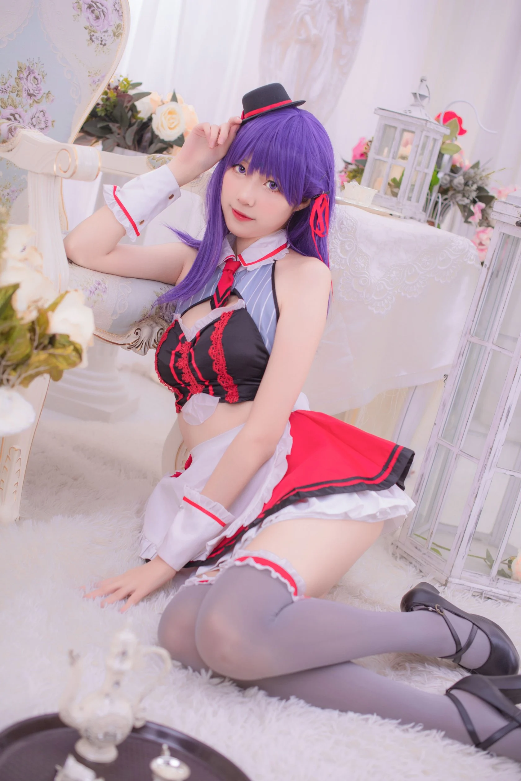 Đọc truyện hentai Tuyển tập Albums siêu phẩm Cosplay - Chap 918 - [Zhajiang Mumu] Sakura Maid