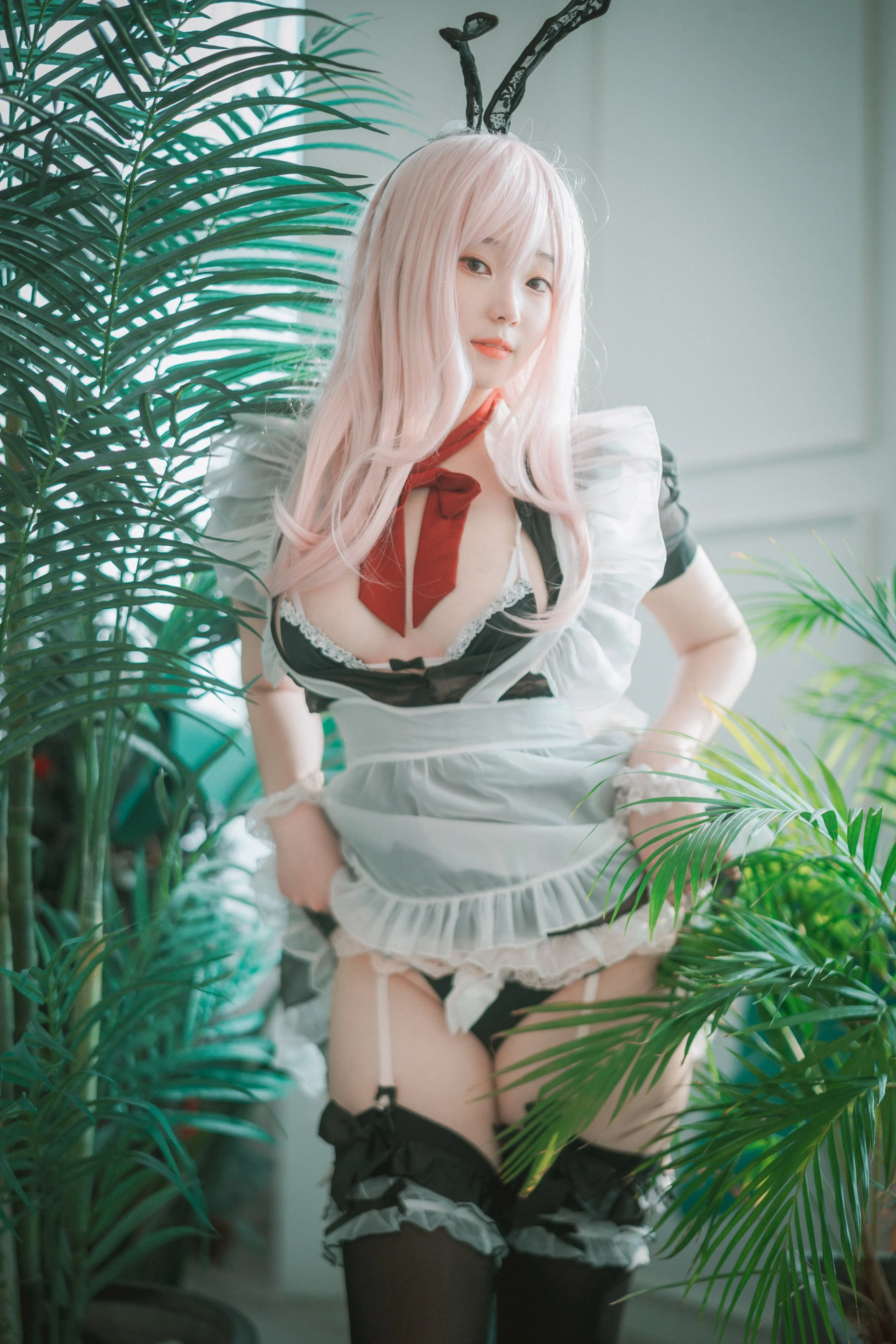 Đọc truyện hentai Tuyển tập Albums siêu phẩm Cosplay - Chap 768 - [DJAWA] Bambi - Sheer Bunny Maid