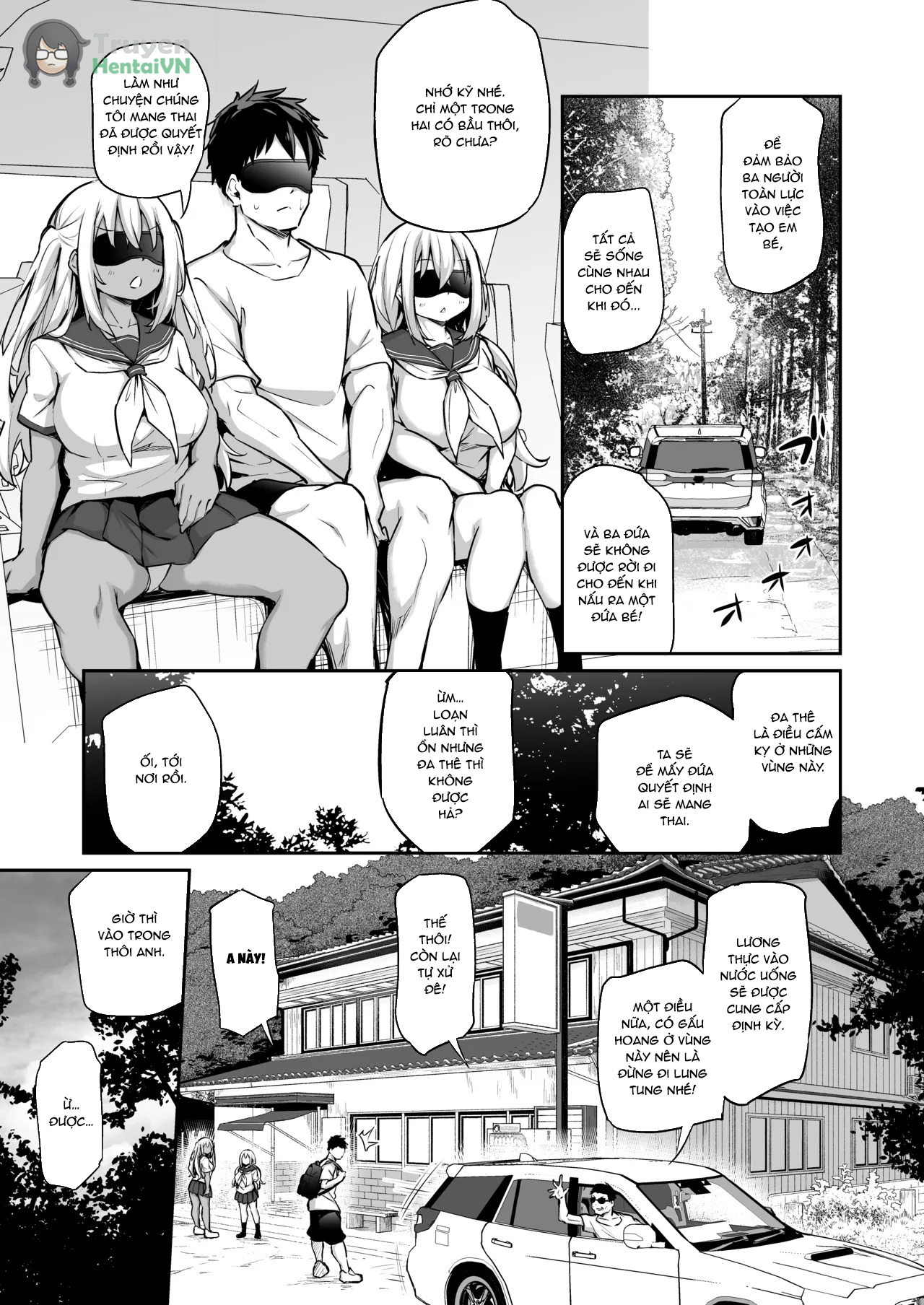 Đọc truyện hentai Thụ thai cho các em gái để rời khỏi ngôi làng này Oneshot