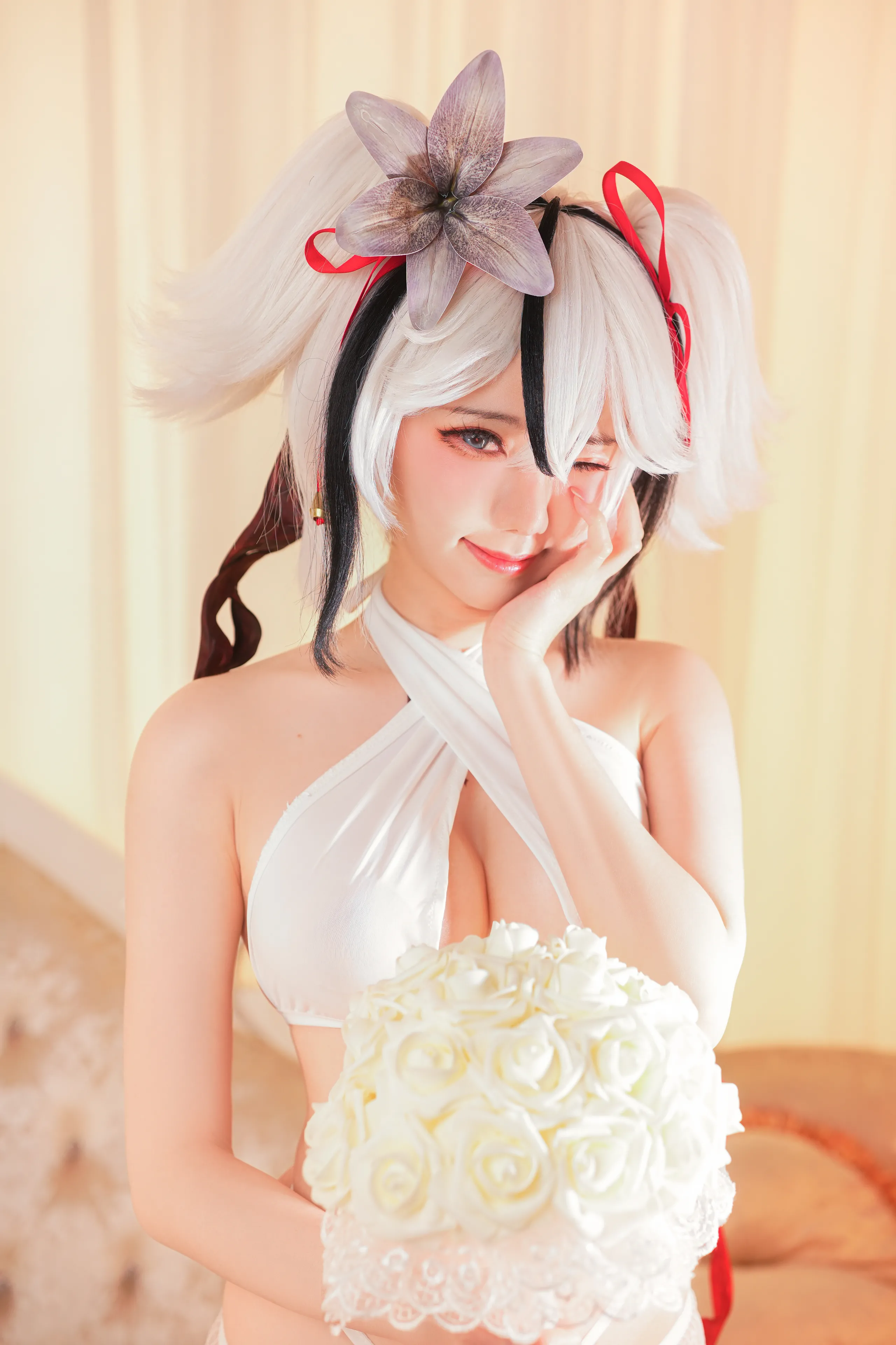 Đọc truyện hentai Tuyển tập Albums siêu phẩm Cosplay - Chap 1099 - Sally Dorasnow - Camellya Bridal Lingerie