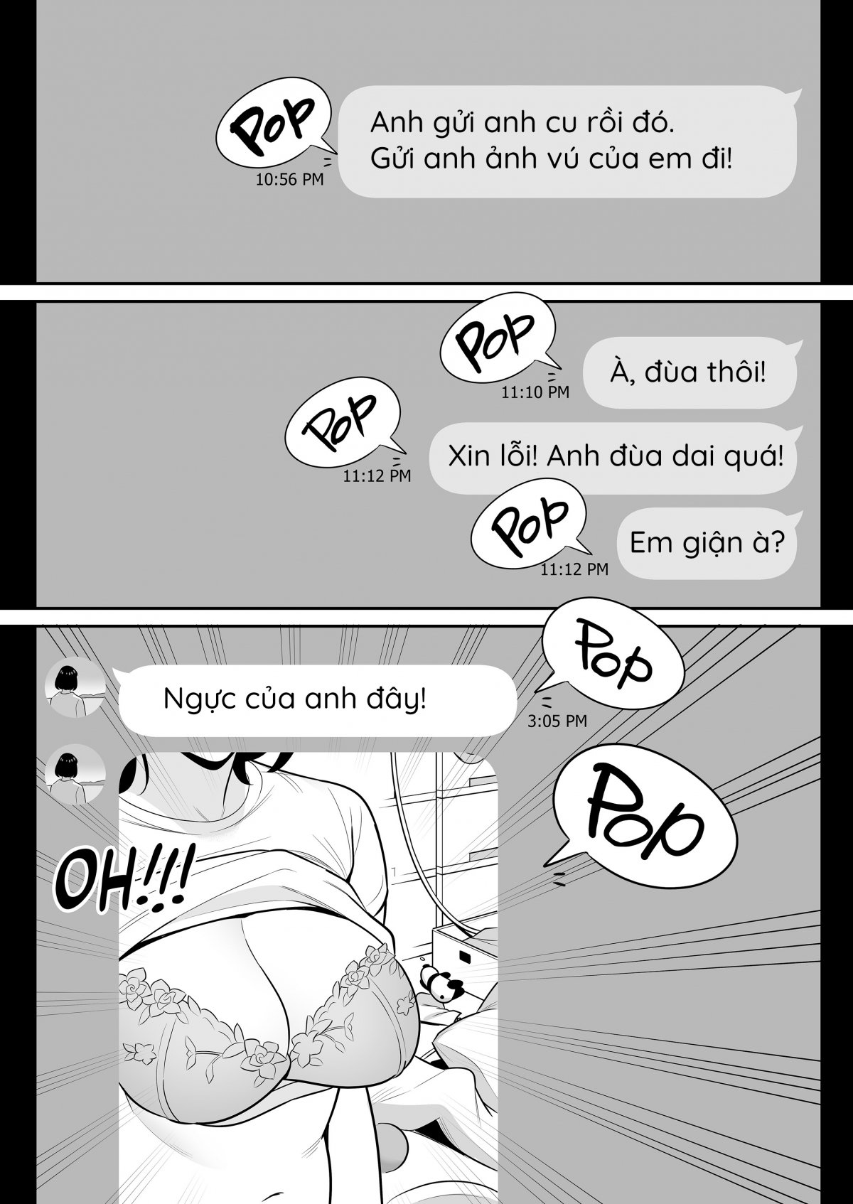 Đọc truyện hentai Lướt Tinder, Tôi chịch luôn vợ người ta. Oneshot [Không che]