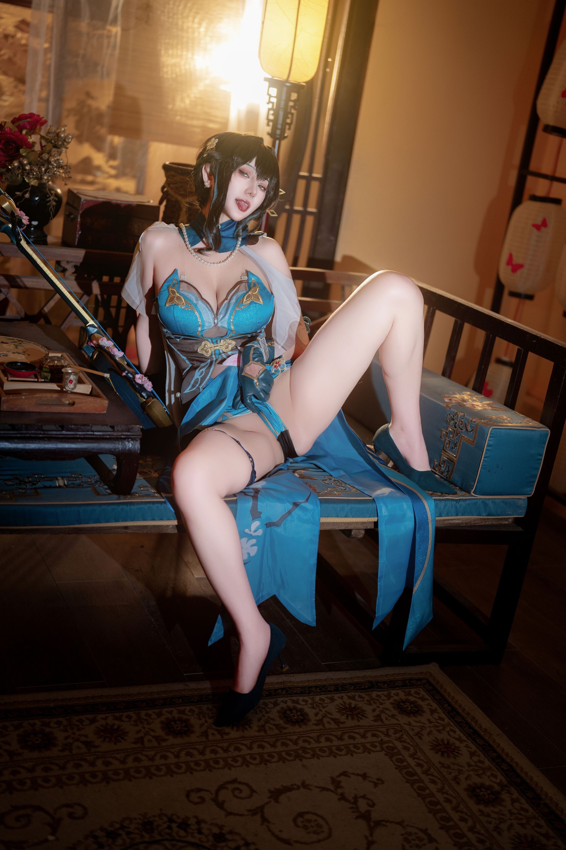 Đọc truyện hentai Tuyển tập Albums siêu phẩm Cosplay - Chap 1022 - Xinglan is Lanlan and calls her Lanmei - Collapse of the Star Sky Railway Ruan Mei
