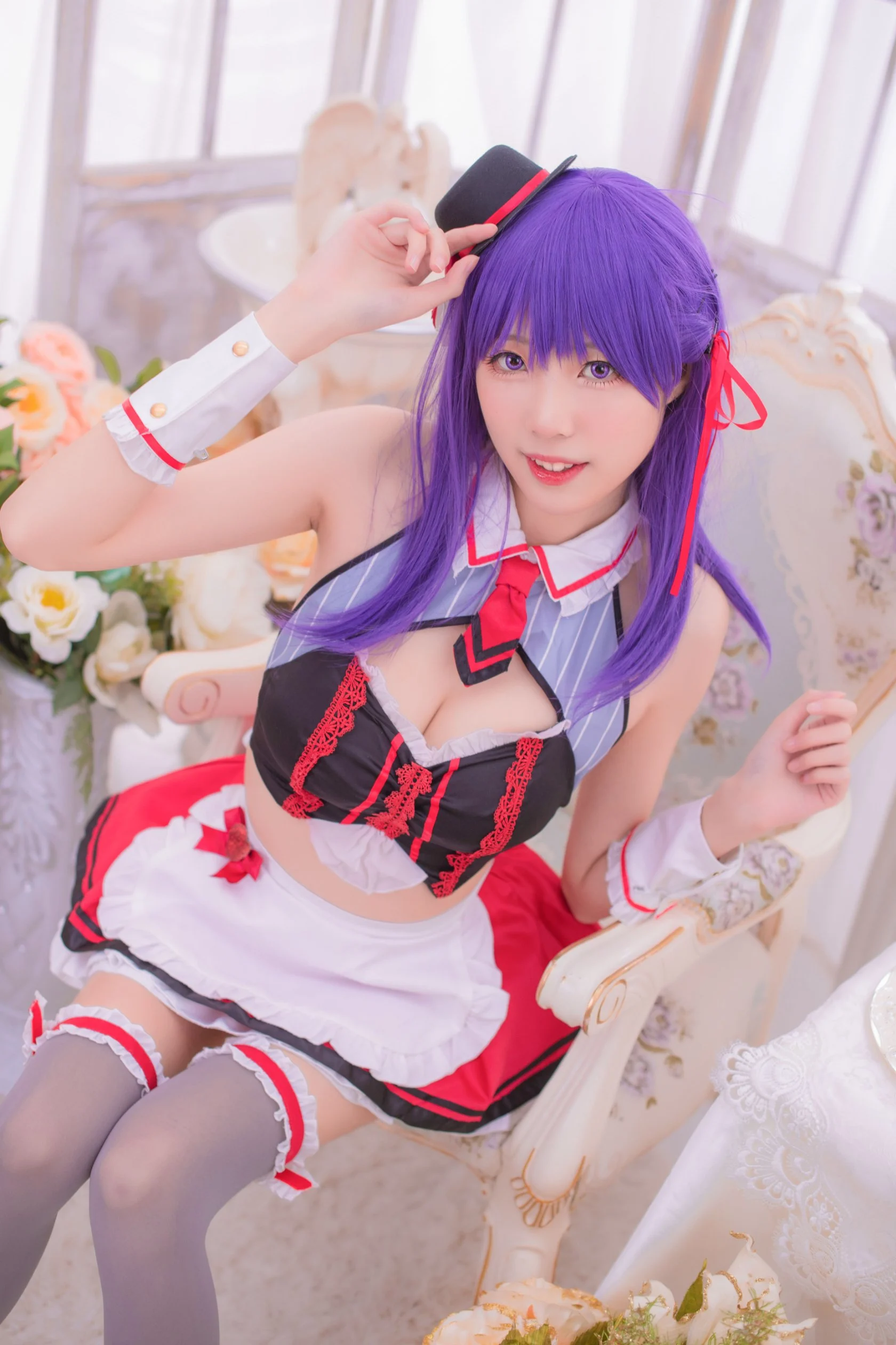 Đọc truyện hentai Tuyển tập Albums siêu phẩm Cosplay - Chap 918 - [Zhajiang Mumu] Sakura Maid