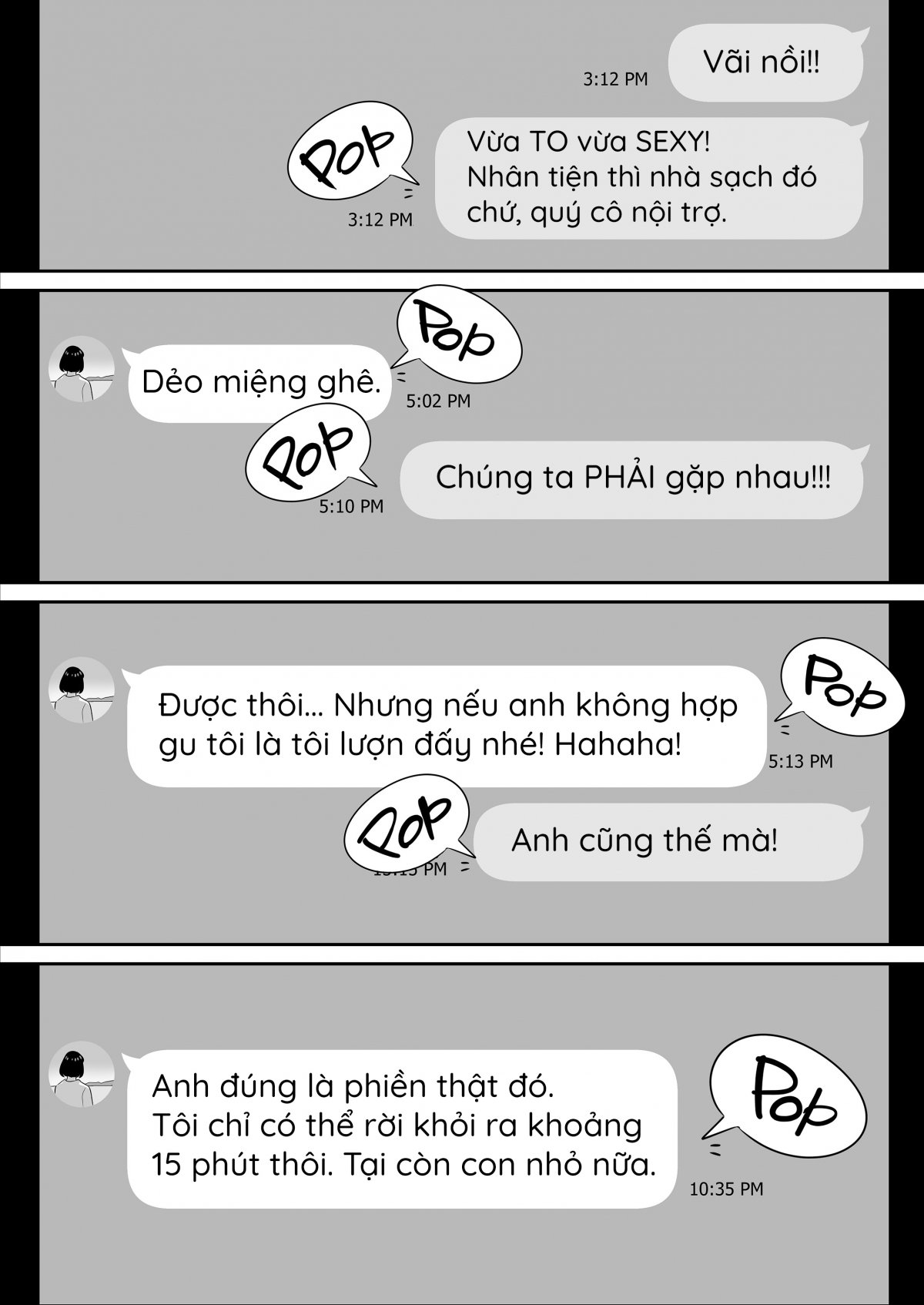 Đọc truyện hentai Lướt Tinder, Tôi chịch luôn vợ người ta. Oneshot [Không che]