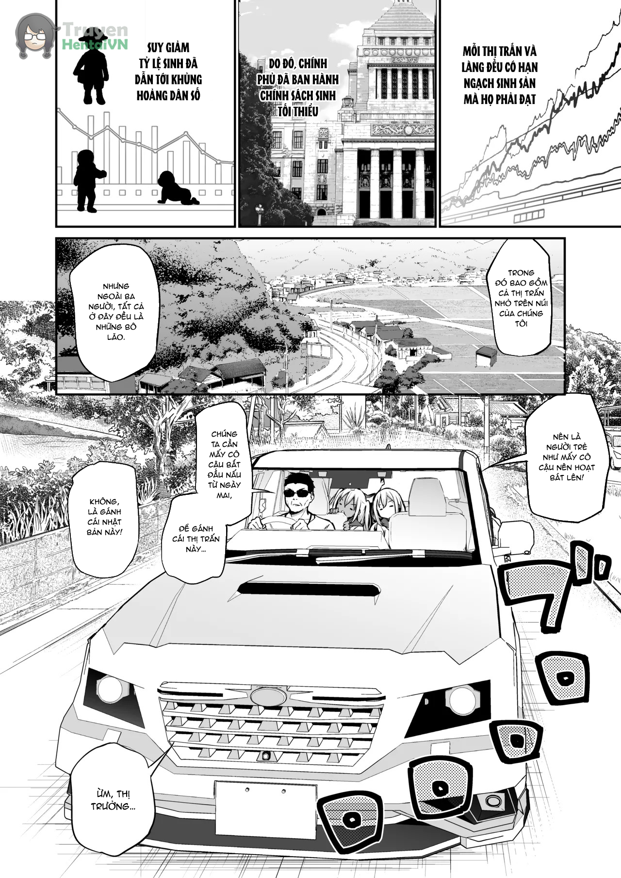 Đọc truyện hentai Thụ thai cho các em gái để rời khỏi ngôi làng này Oneshot