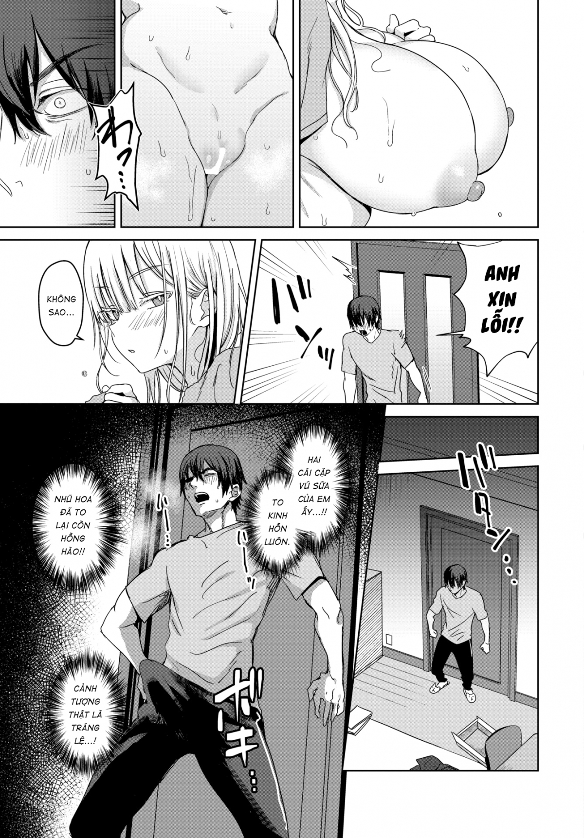 Đọc truyện hentai Sống cùng cô em kế zú bự Oneshot