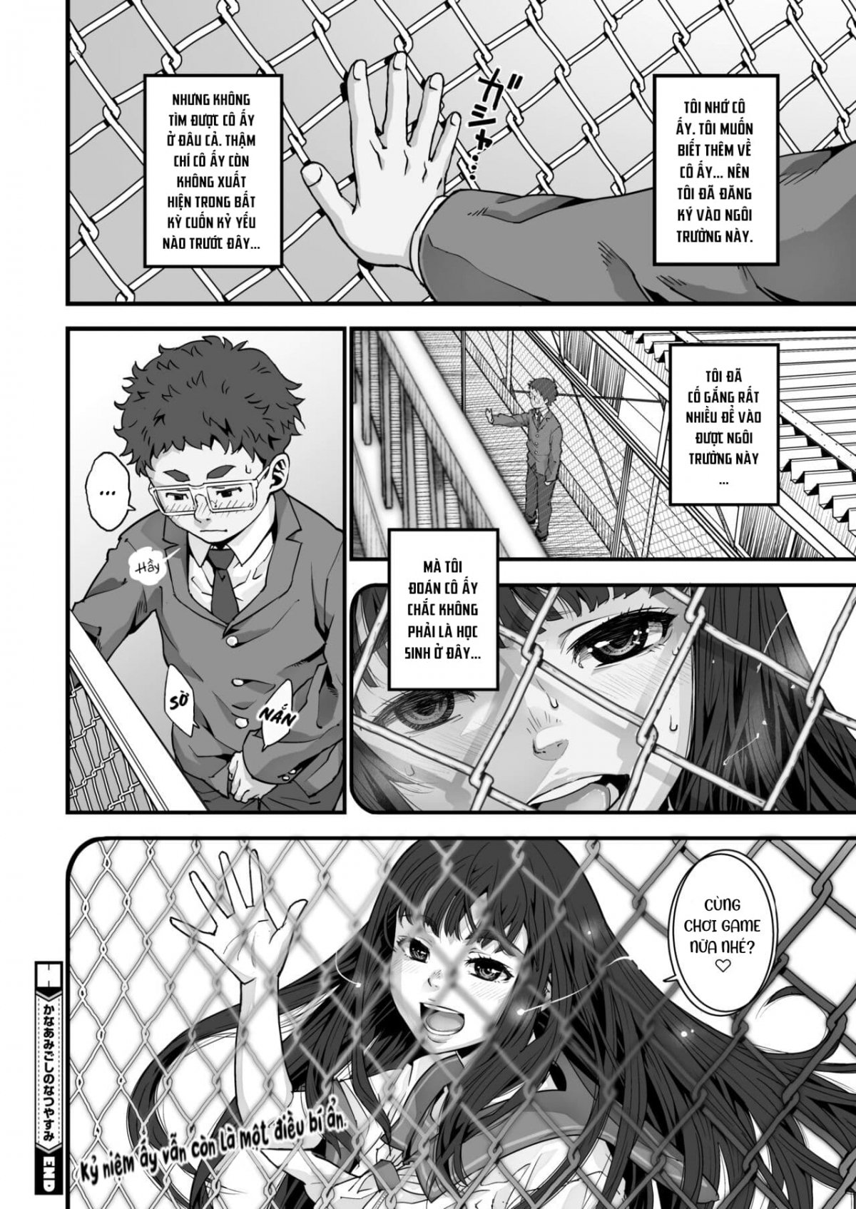 Đọc truyện hentai Ký ức ngày hè qua hàng rào lưới thép 1 Bắn