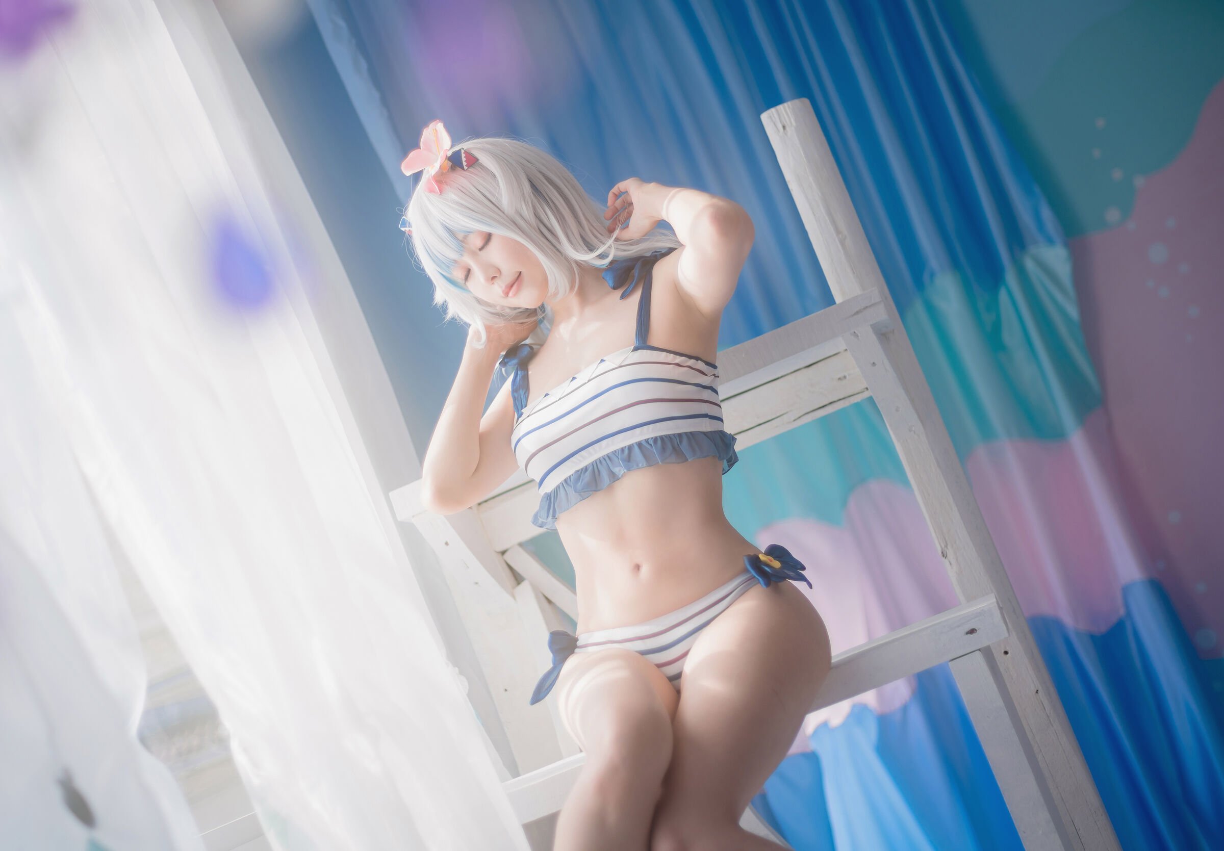 Đọc truyện hentai Tuyển tập Albums siêu phẩm Cosplay - Chap 518 - Ely - Gura Swimsuit