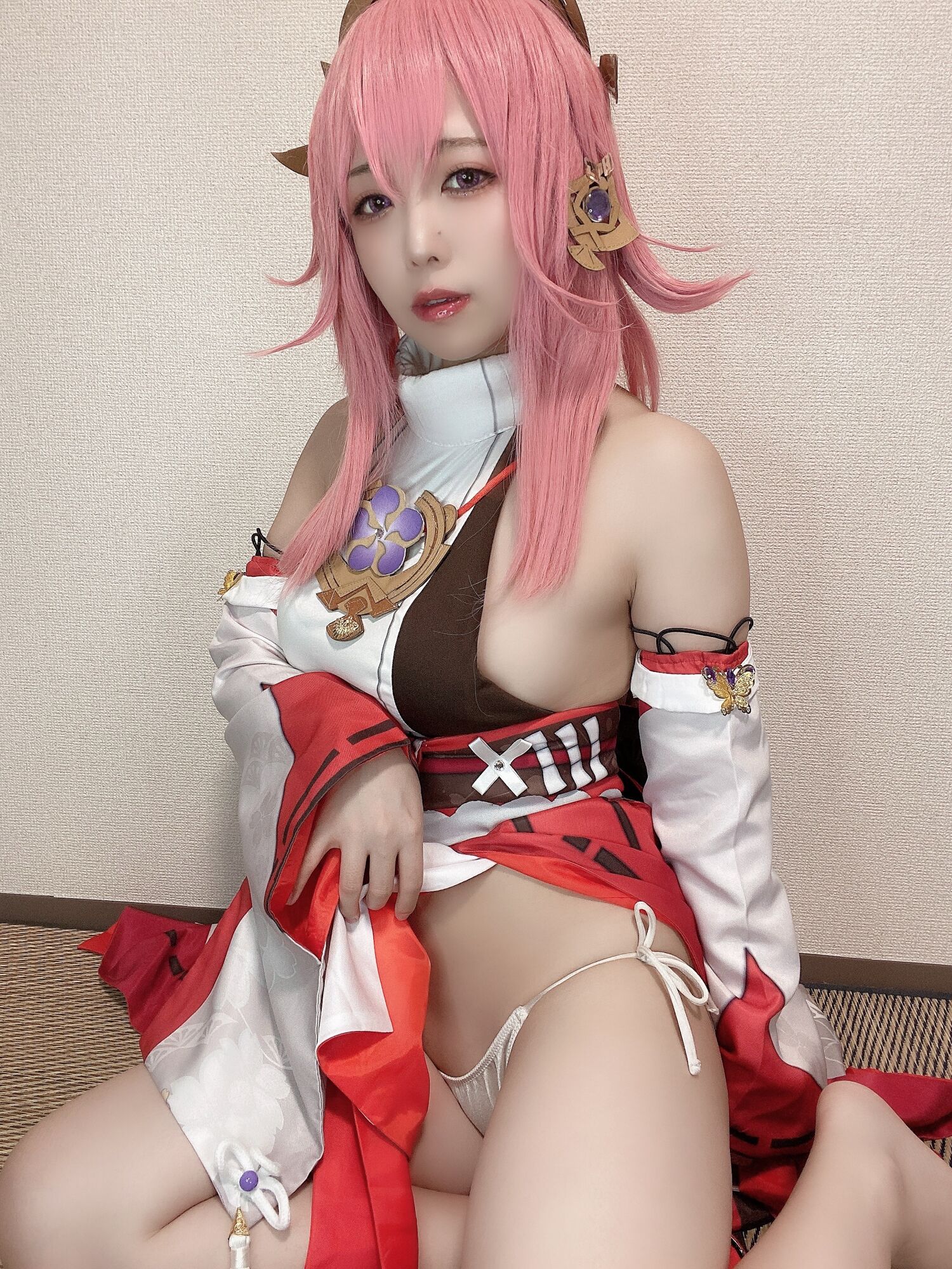 Đọc truyện hentai Tuyển tập Albums siêu phẩm Cosplay - Chap 490 - Rizuna - Yae Miko Cosplay