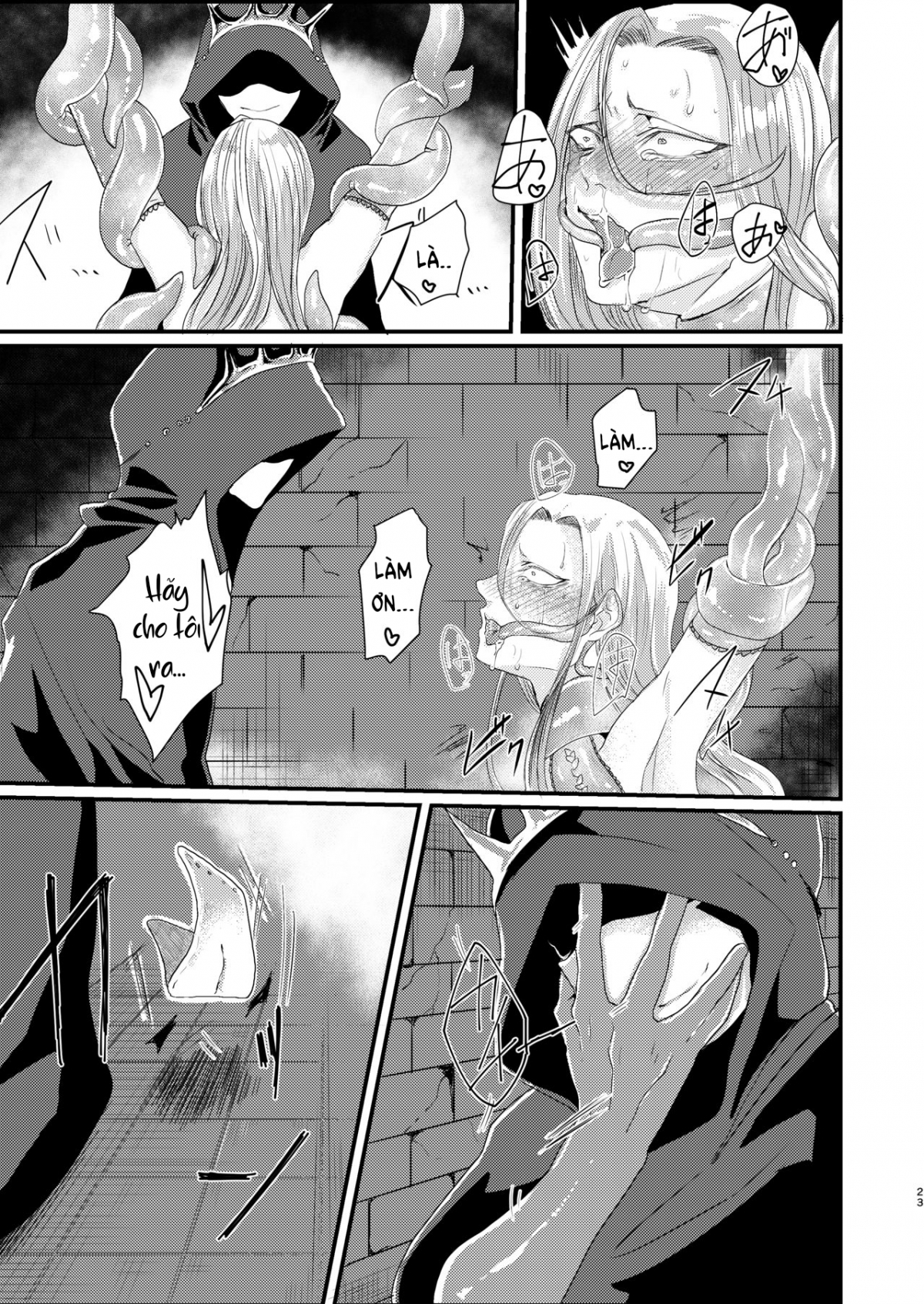 Đọc truyện hentai Câu chuyện về nam pháp sư bị xúc tu chơi - Oneshot