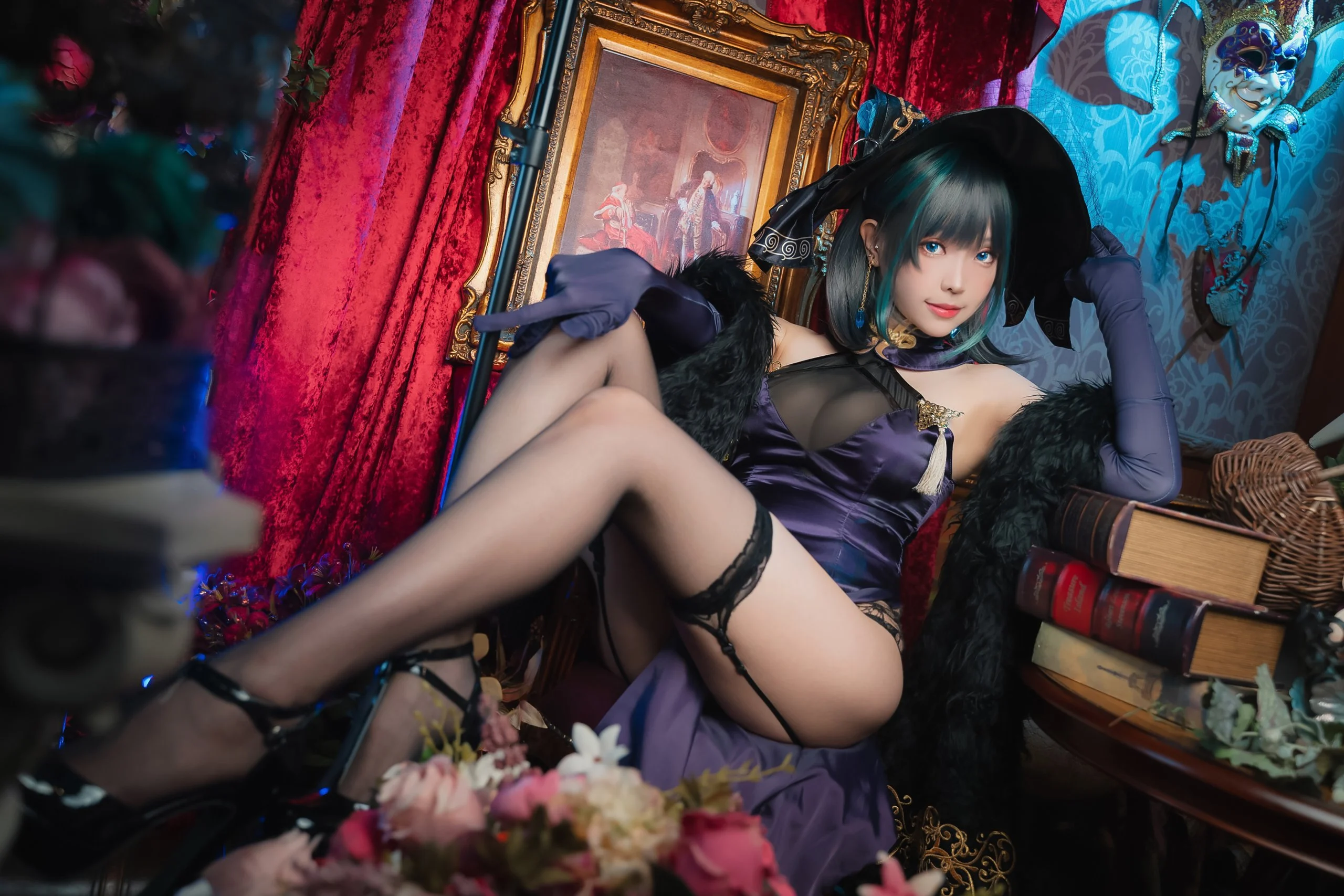 Đọc truyện hentai Tuyển tập Albums siêu phẩm Cosplay - Chap 541 - [Ely] Cheshire