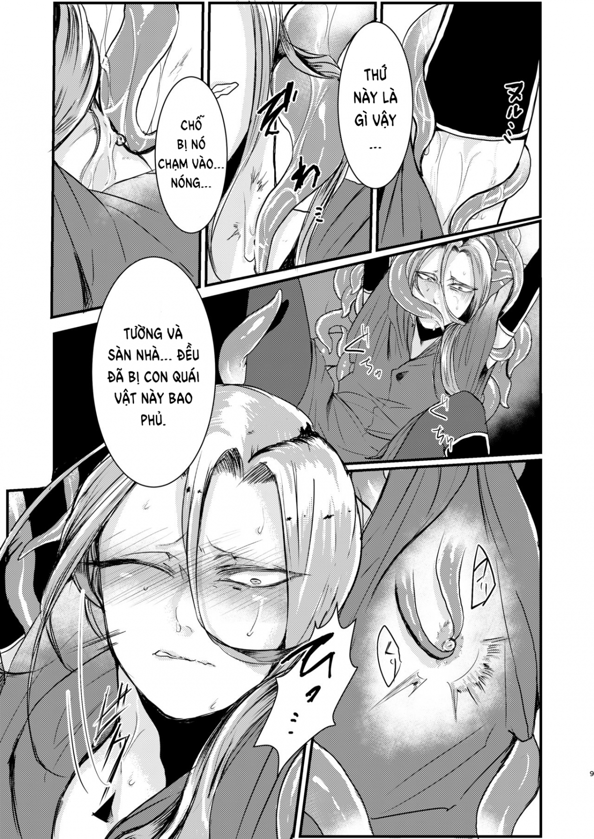 Đọc truyện hentai Câu chuyện về nam pháp sư bị xúc tu chơi - Oneshot