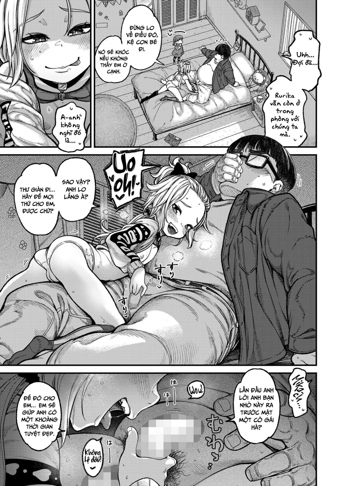 Đọc truyện hentai Đứa em gái hư hỏng dẫn trai về nhà - Oneshot