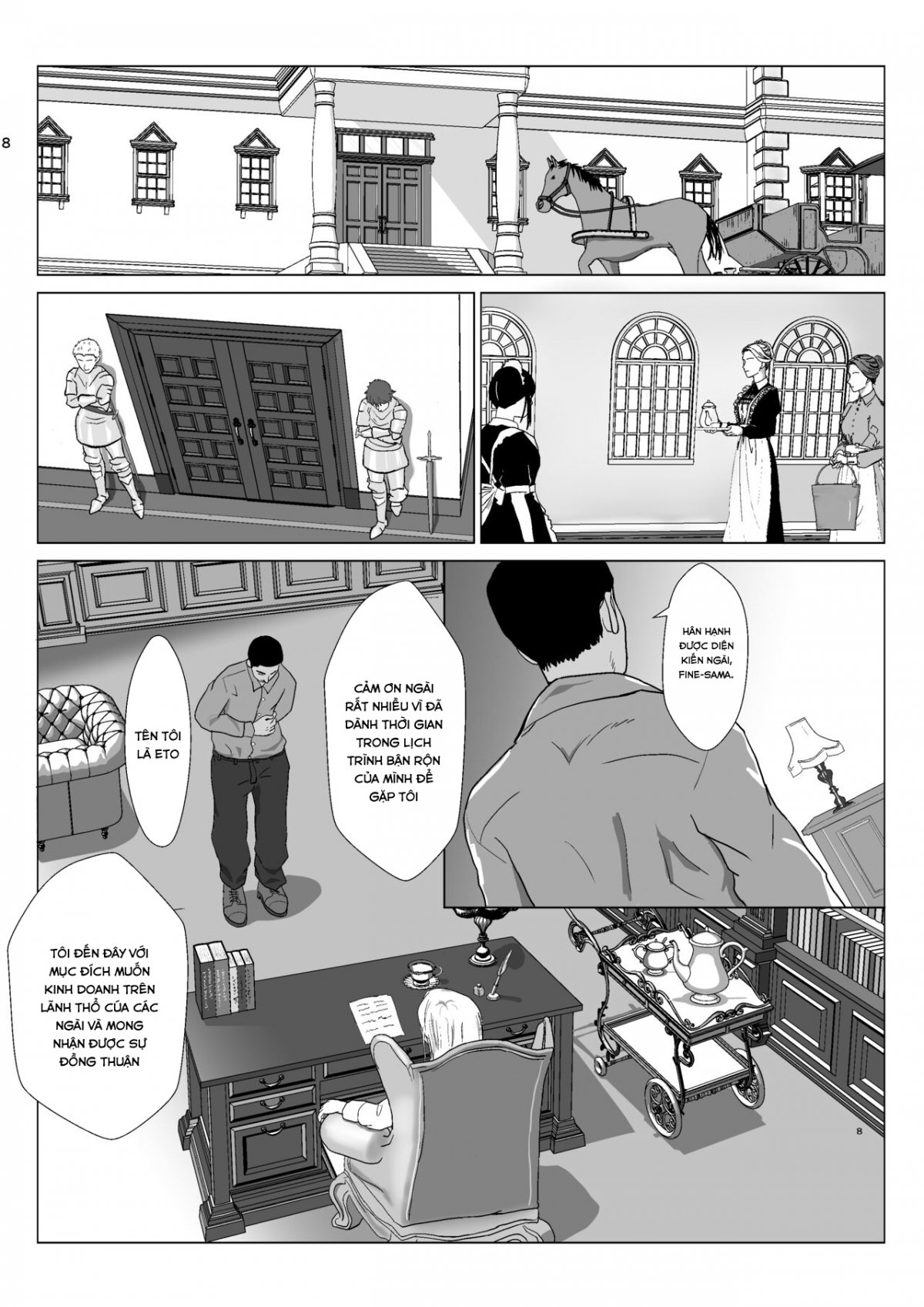 Đọc truyện hentai Teihen Oji-san Hakushaku Fujin Hen - Chap 1