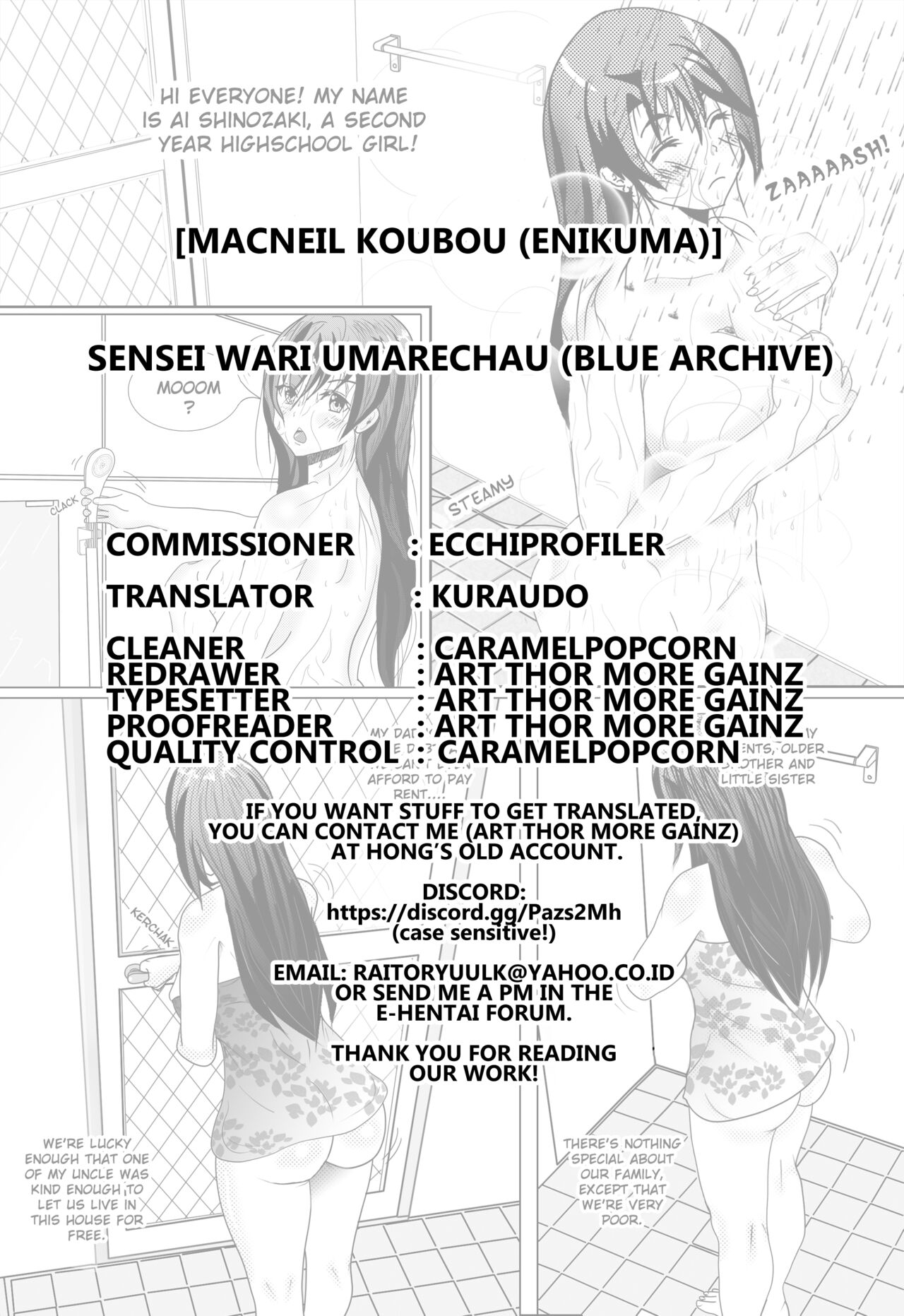 Đọc truyện hentai Sensei Wari Umarechau (Blue Archive) - Oneshot