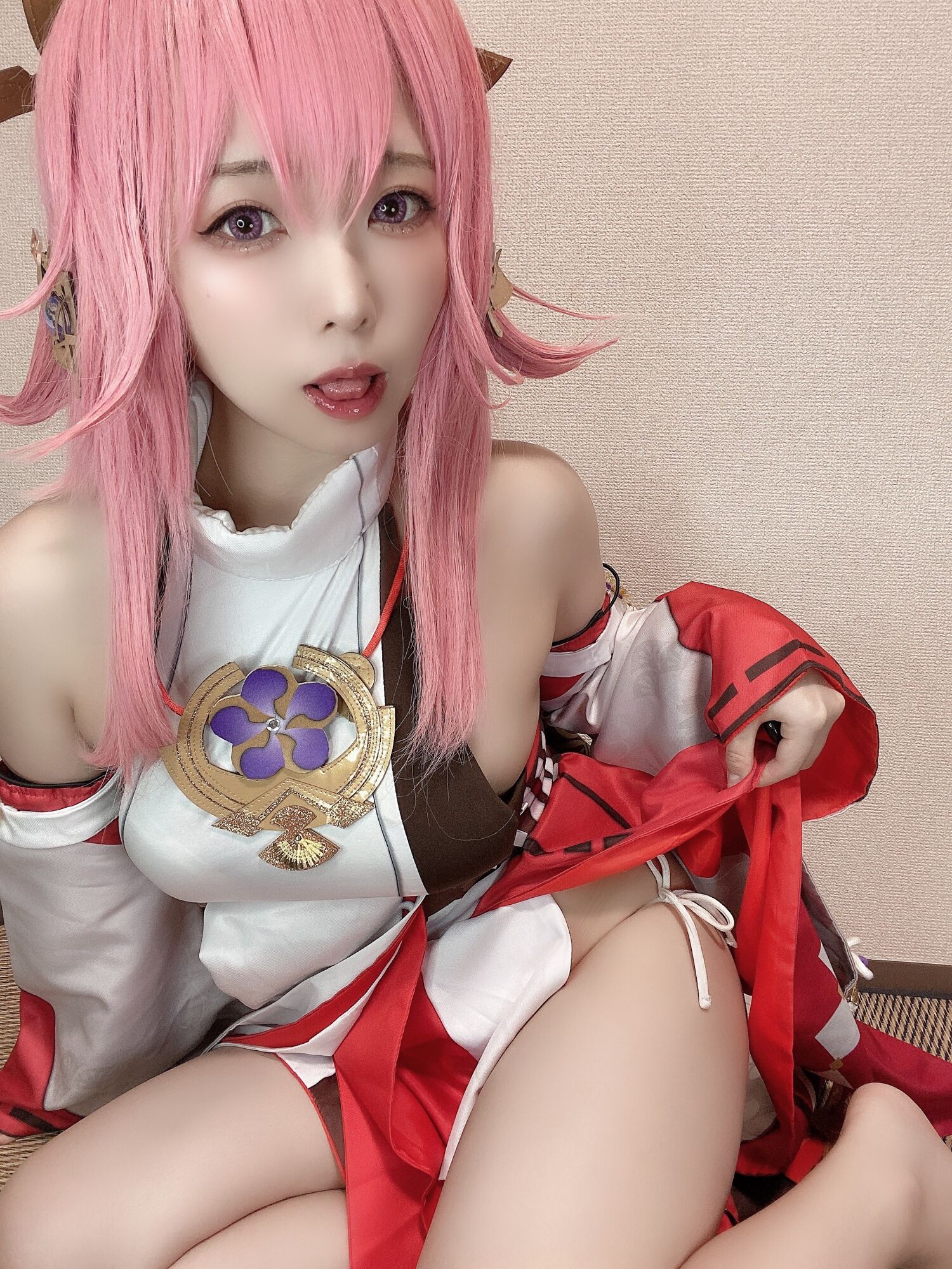 Đọc truyện hentai Tuyển tập Albums siêu phẩm Cosplay - Chap 490 - Rizuna - Yae Miko Cosplay