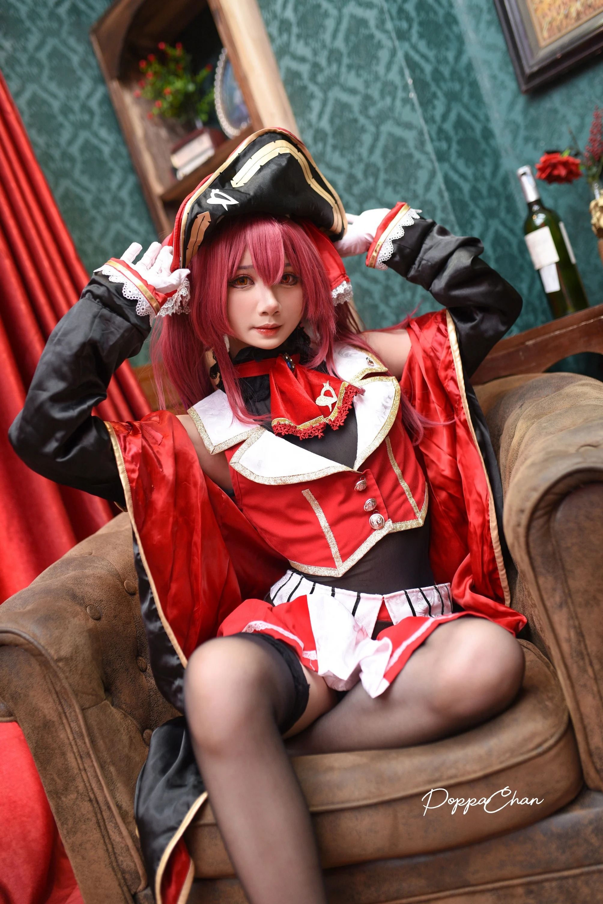 Đọc truyện hentai Tuyển tập Albums siêu phẩm Cosplay - Chap 103 - PoppaChan - Marine Houshou