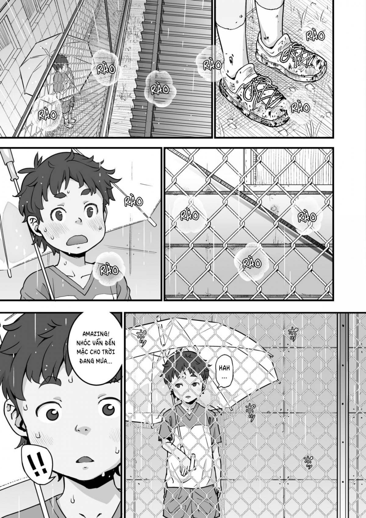 Đọc truyện hentai Ký ức ngày hè qua hàng rào lưới thép 1 Bắn
