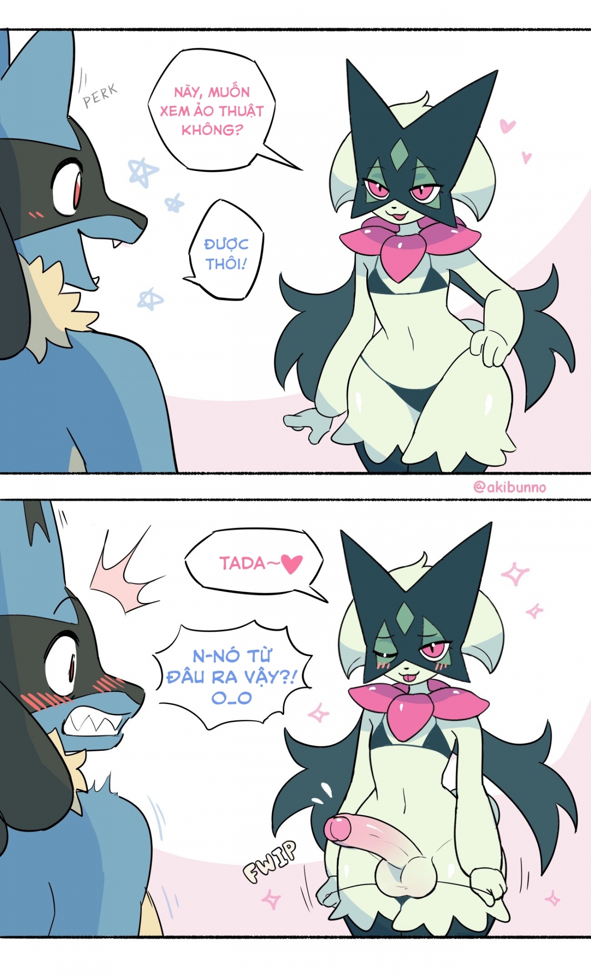 Đọc truyện hentai Trò ảo thuật của Meowscarada Oneshot