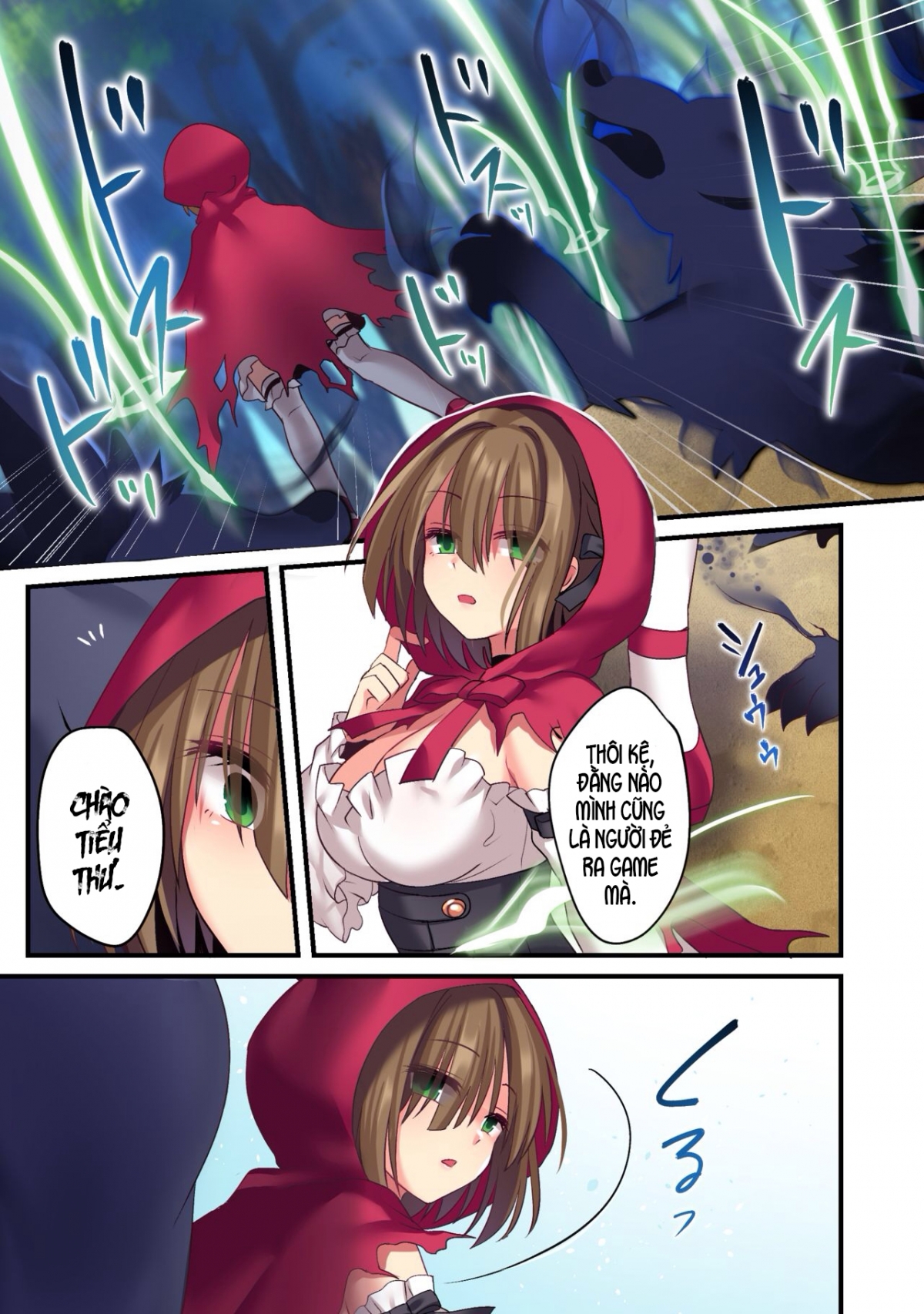 Đọc truyện hentai Cô bé quàng khăn đỏ - Oneshot