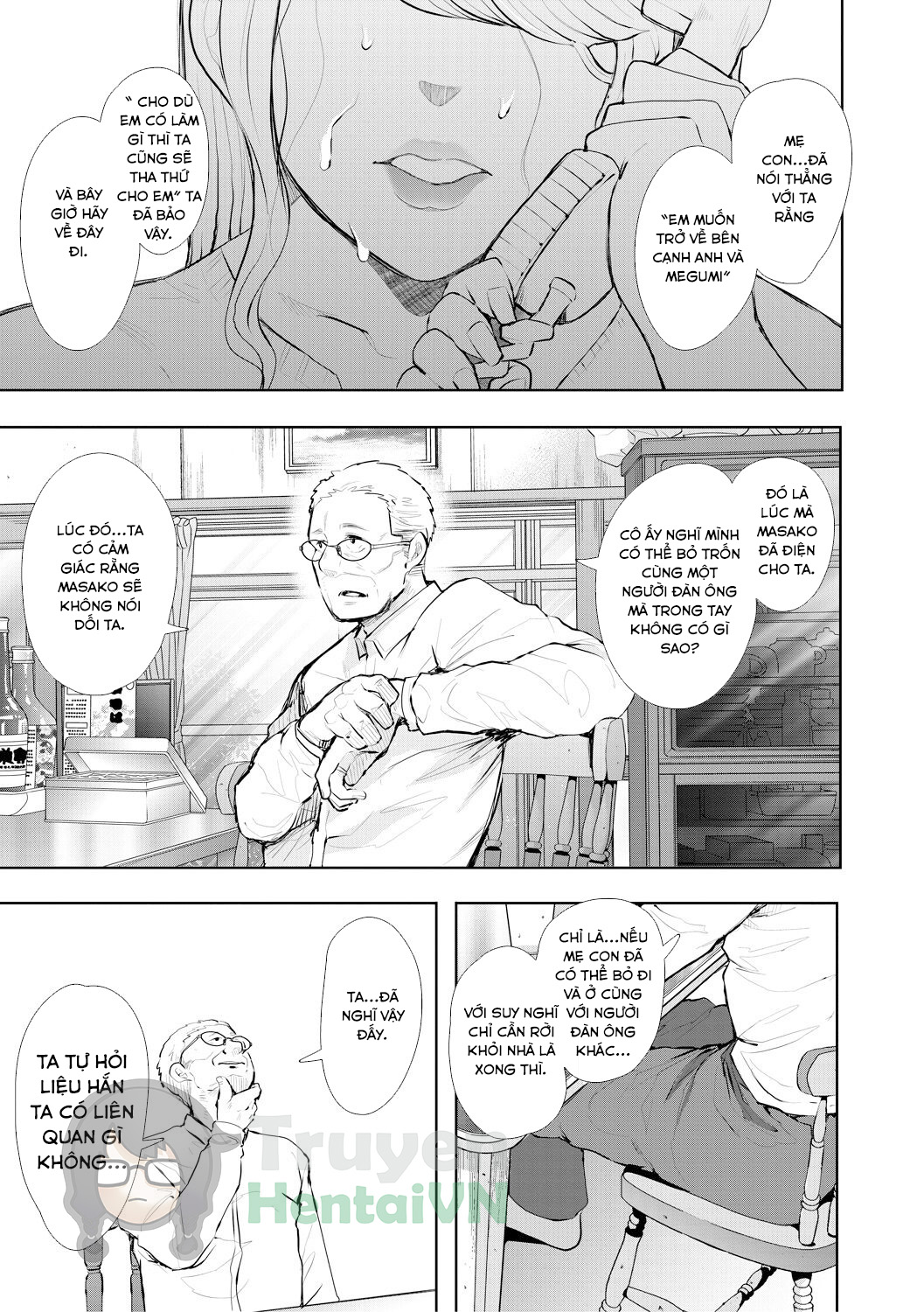 Đọc truyện hentai Netorareta Hitozuma [JP] - Chap 3