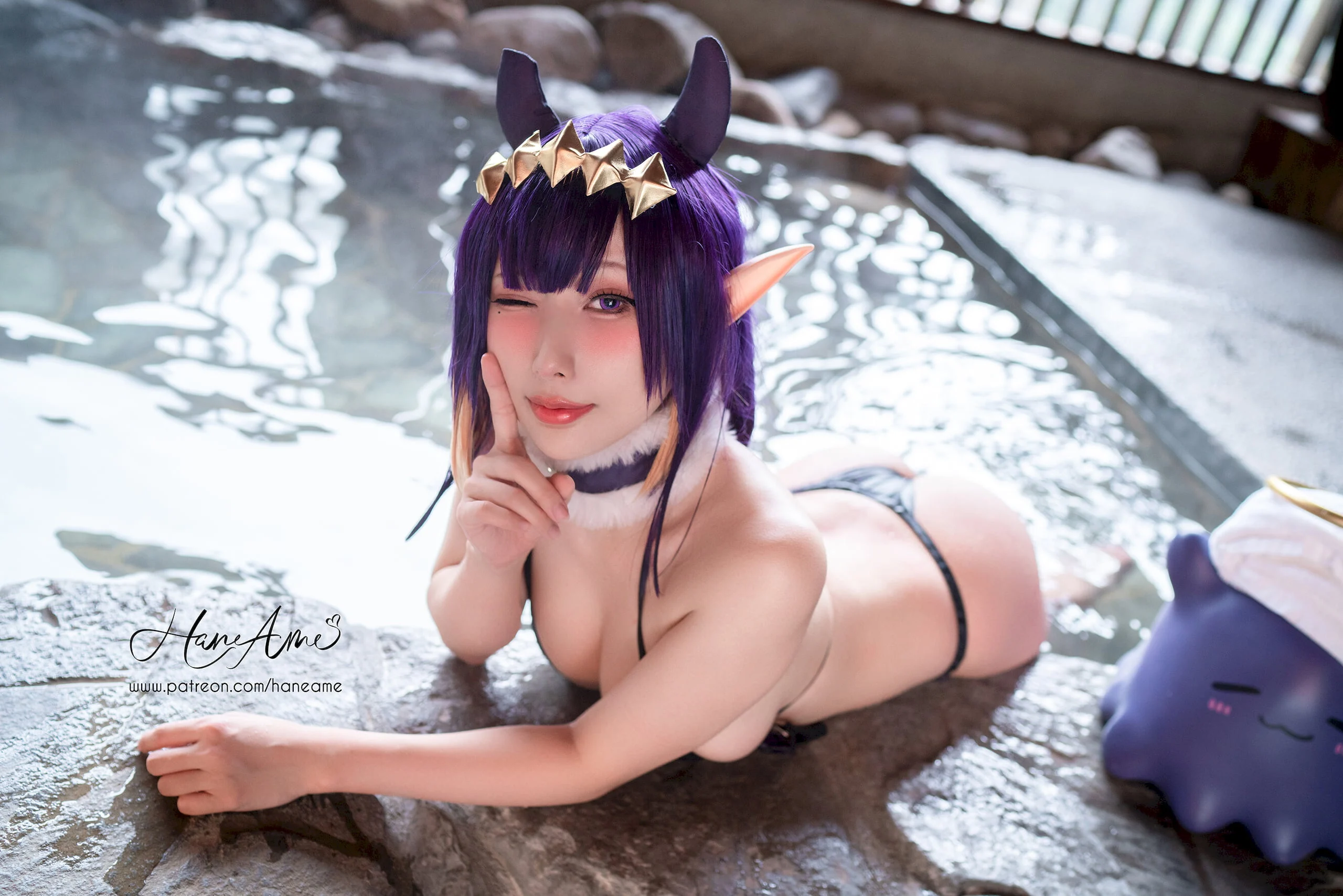 Đọc truyện hentai Tuyển tập Albums siêu phẩm Cosplay - Chap 661 - Haame - Ninomae No is Hot Springs