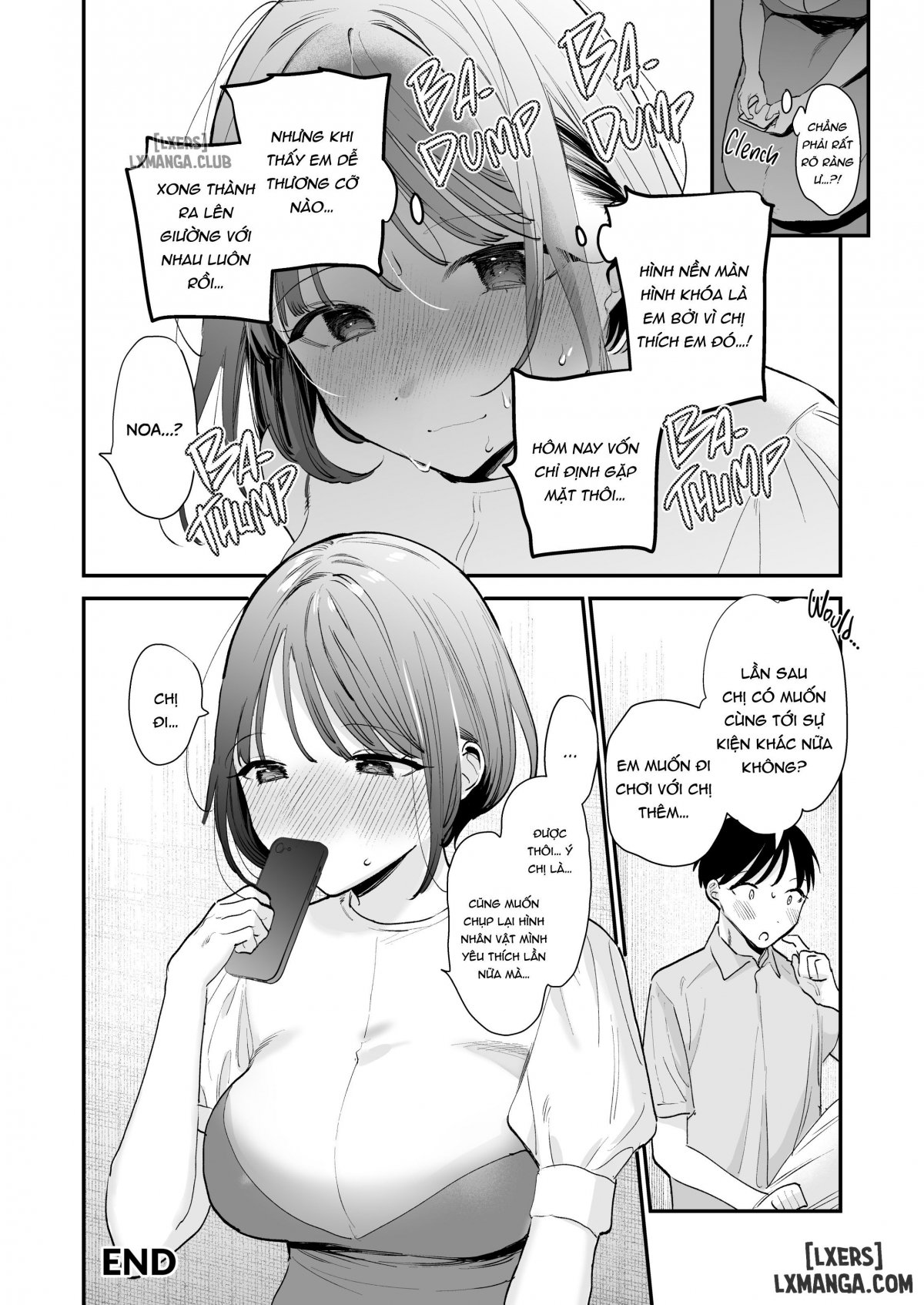 Đọc truyện hentai Kyonyuu Otaku Joshi to NeCafe de Off-Pako - Oneshot